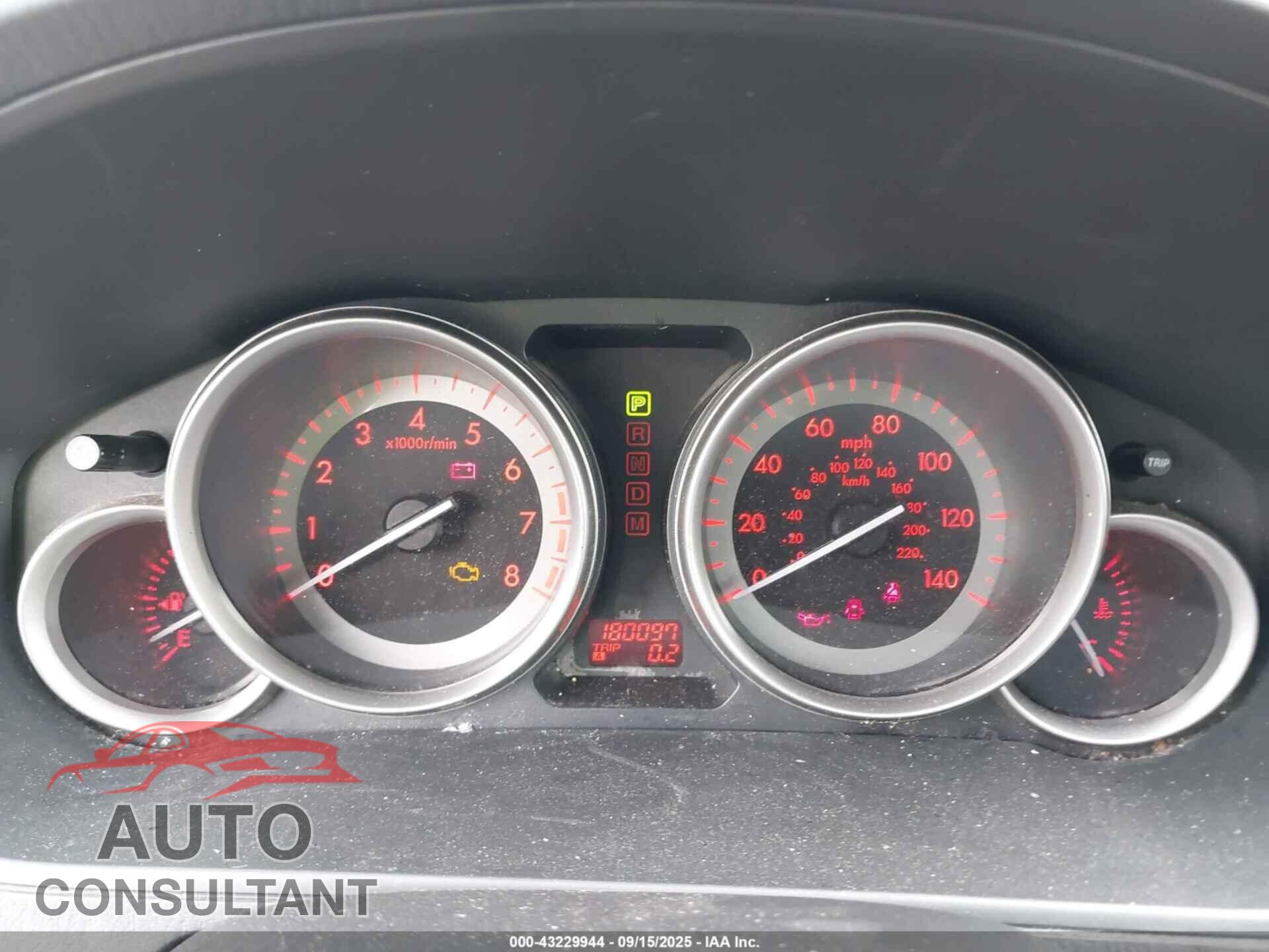 MAZDA CX-9 2012 - JM3TB2BA1C0358910