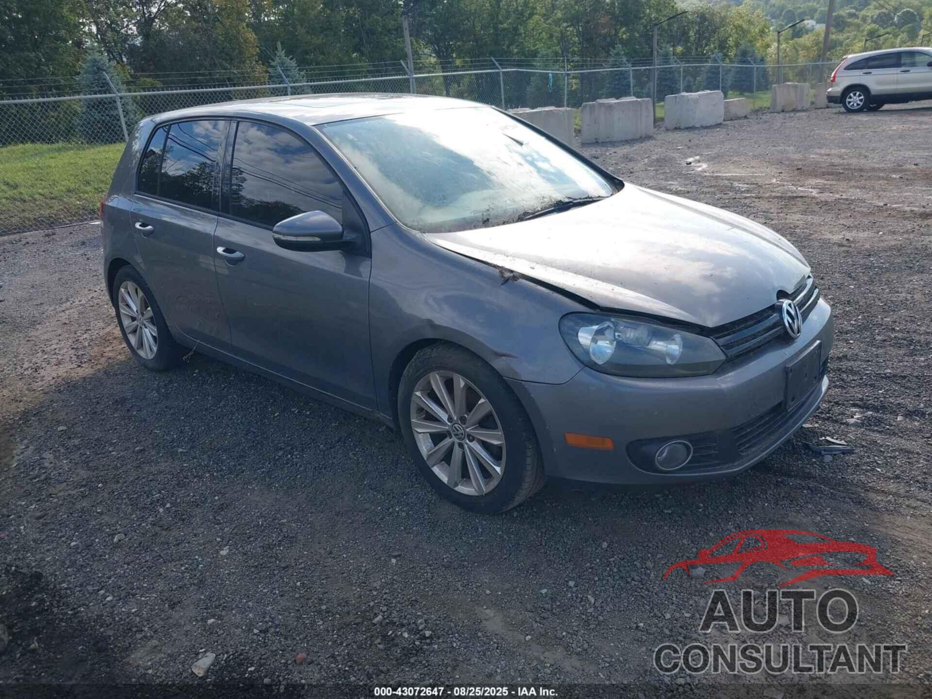 VOLKSWAGEN GOLF 2012 - WVWDM7AJ6CW322634