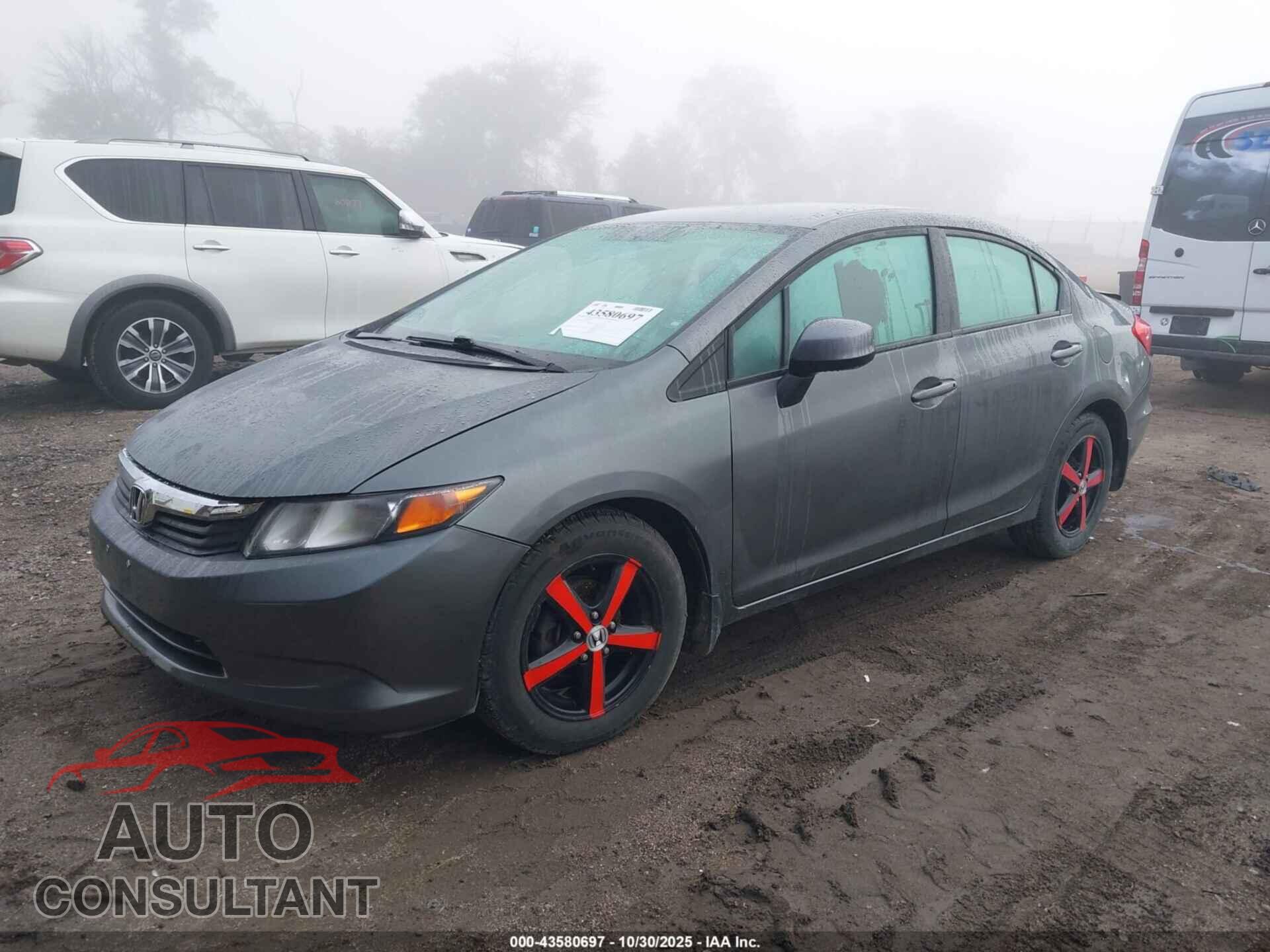 HONDA CIVIC 2012 - 19XFB2F58CE094367
