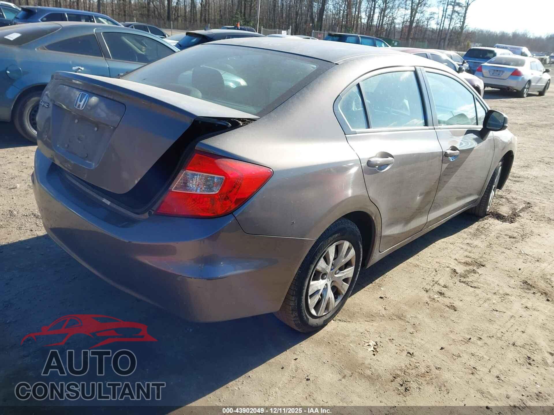 HONDA CIVIC 2012 - 2HGFB2F56CH565602