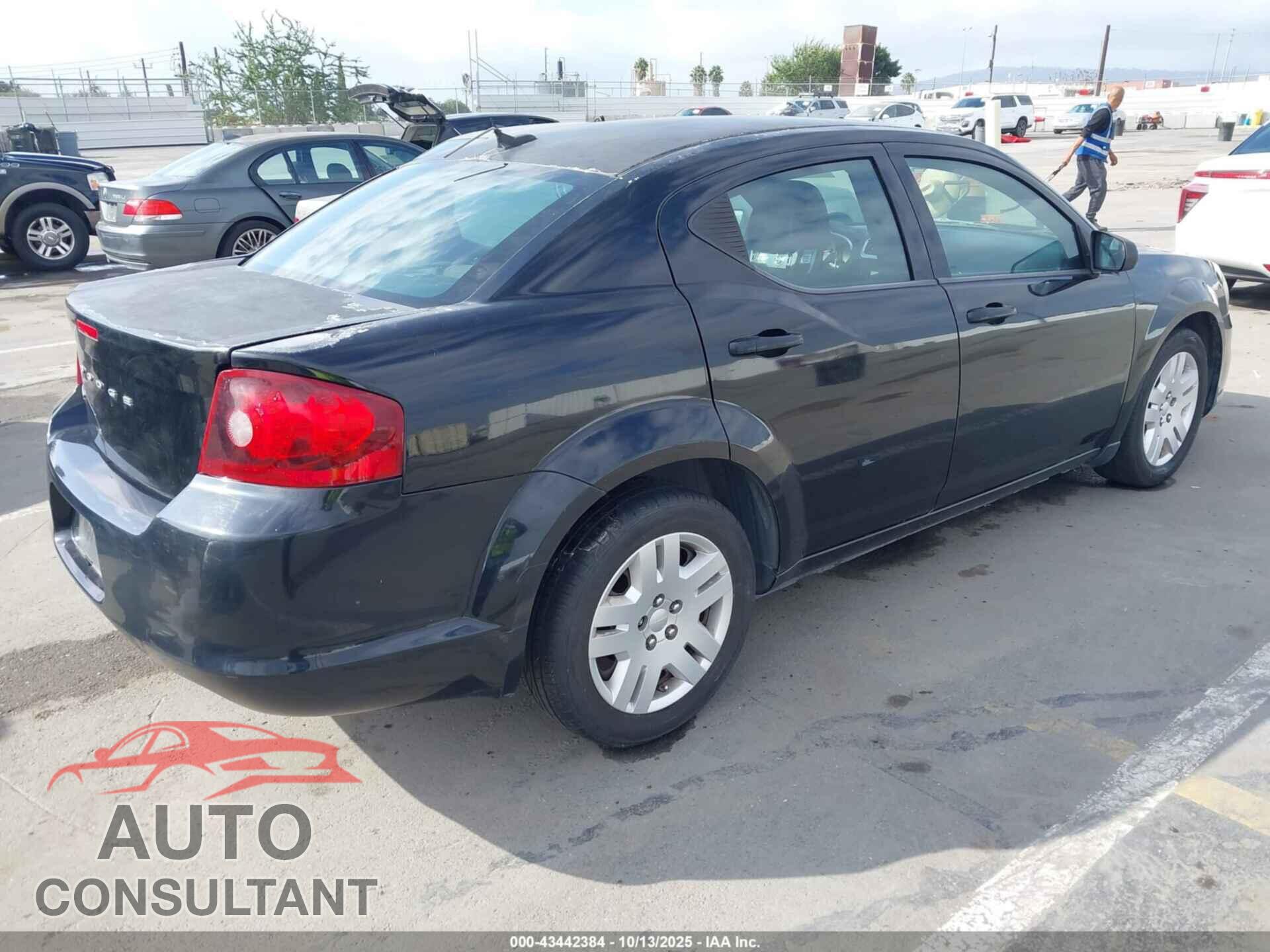 DODGE AVENGER 2013 - 1C3CDZABXDN621457