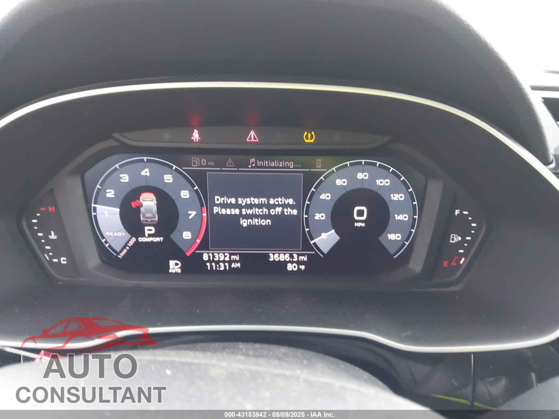 AUDI Q3 2019 - WA1DECF37K1086355