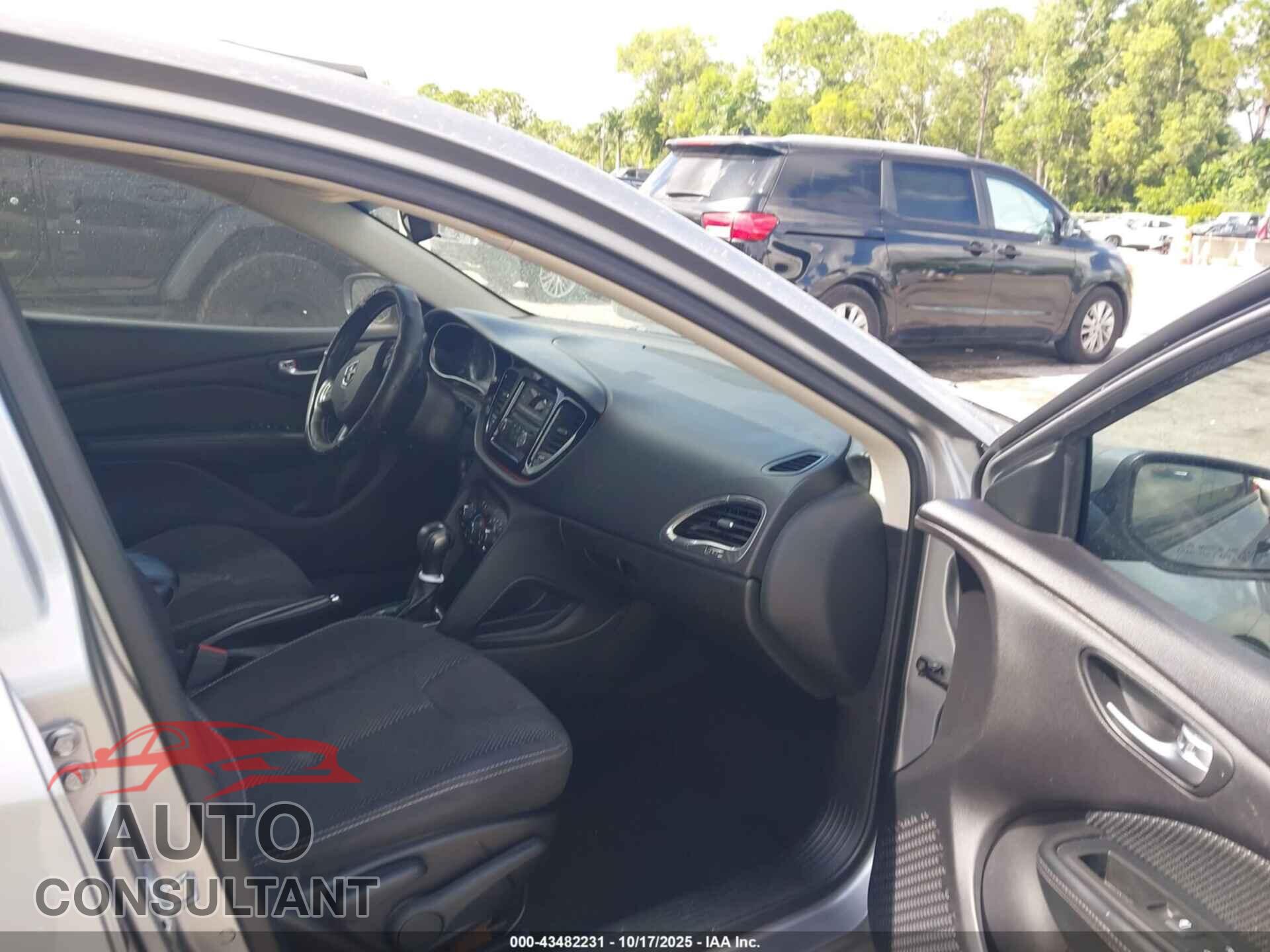 DODGE DART 2015 - 1C3CDFBB8FD172530