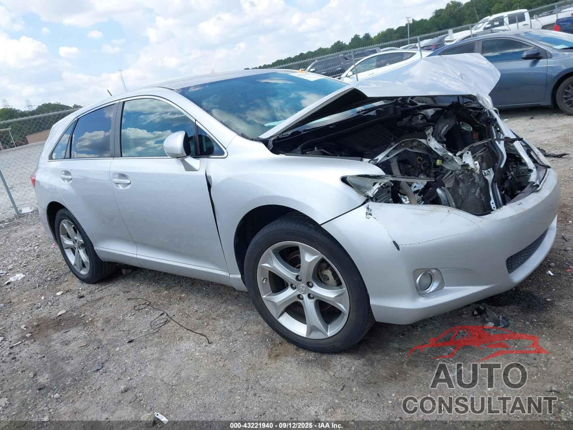 TOYOTA VENZA 2012 - 4T3ZK3BB6CU052038