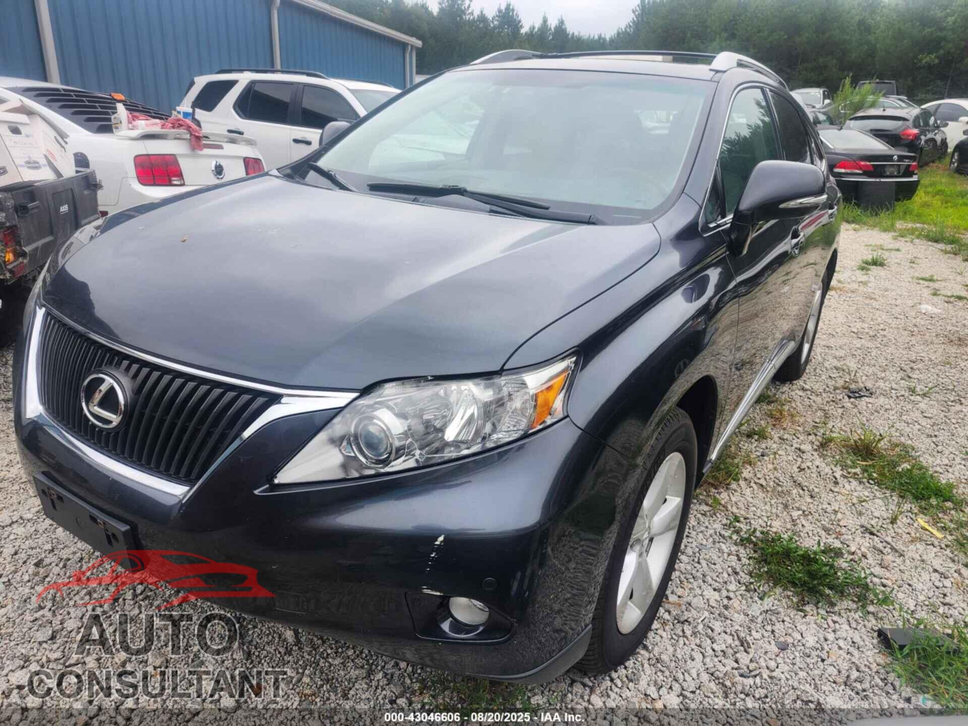LEXUS RX 2011 - 2T2BK1BAXBC117801