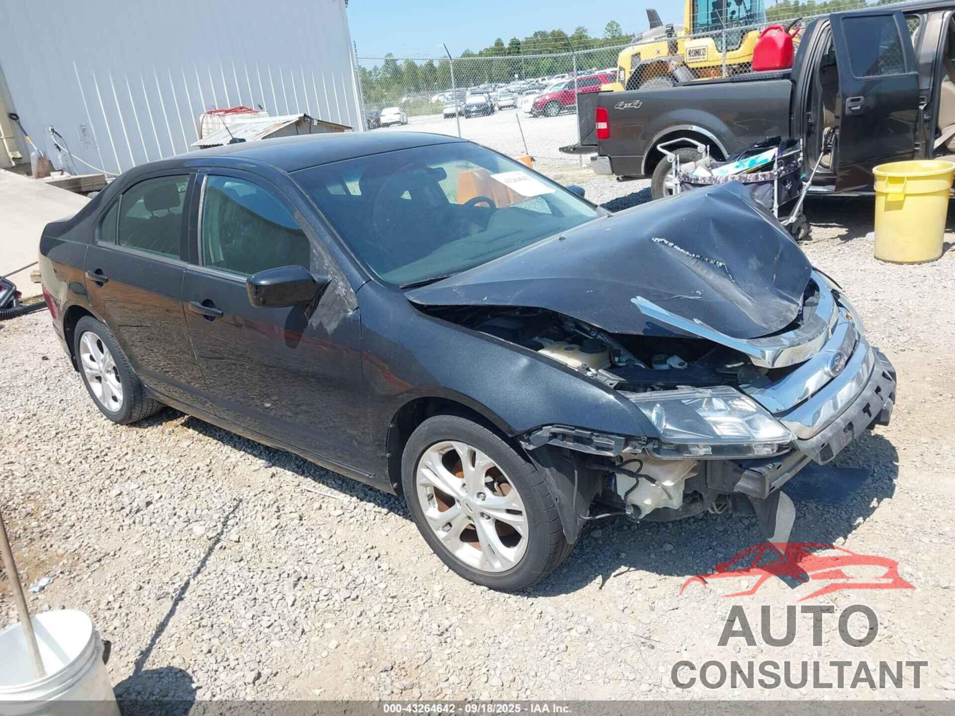 FORD FUSION 2012 - 3FAHP0HA9CR273458