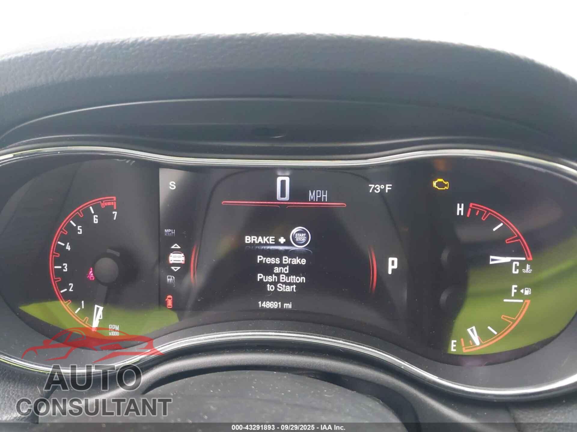 DODGE DURANGO 2014 - 1C4RDHAG9EC308487