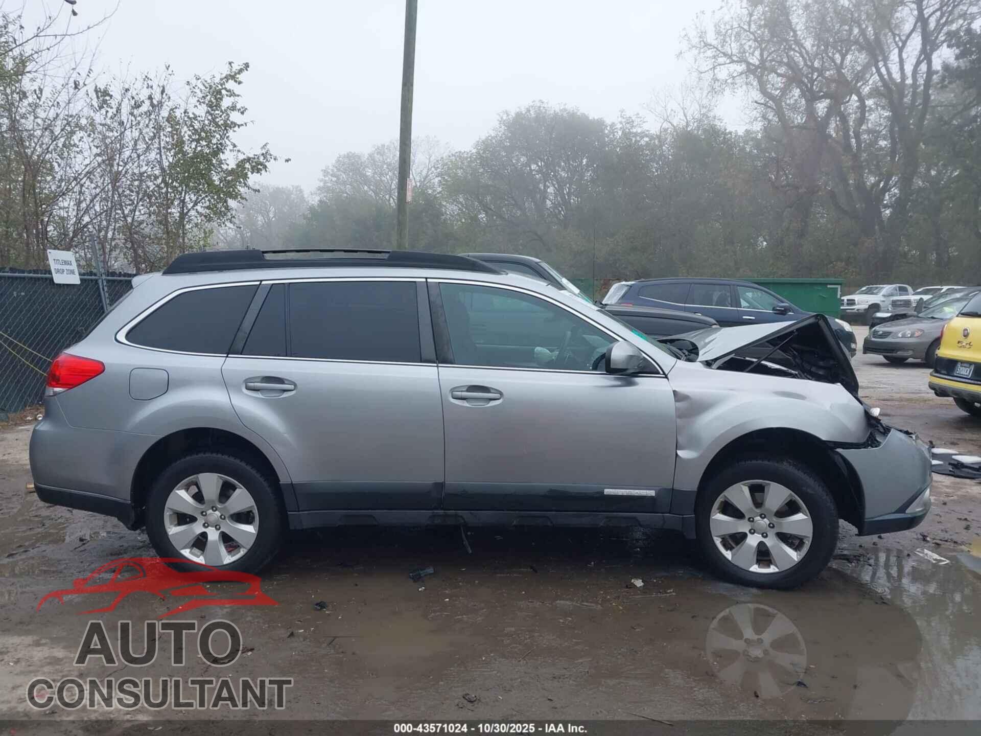 SUBARU OUTBACK 2011 - 4S4BRCCC6B3364233