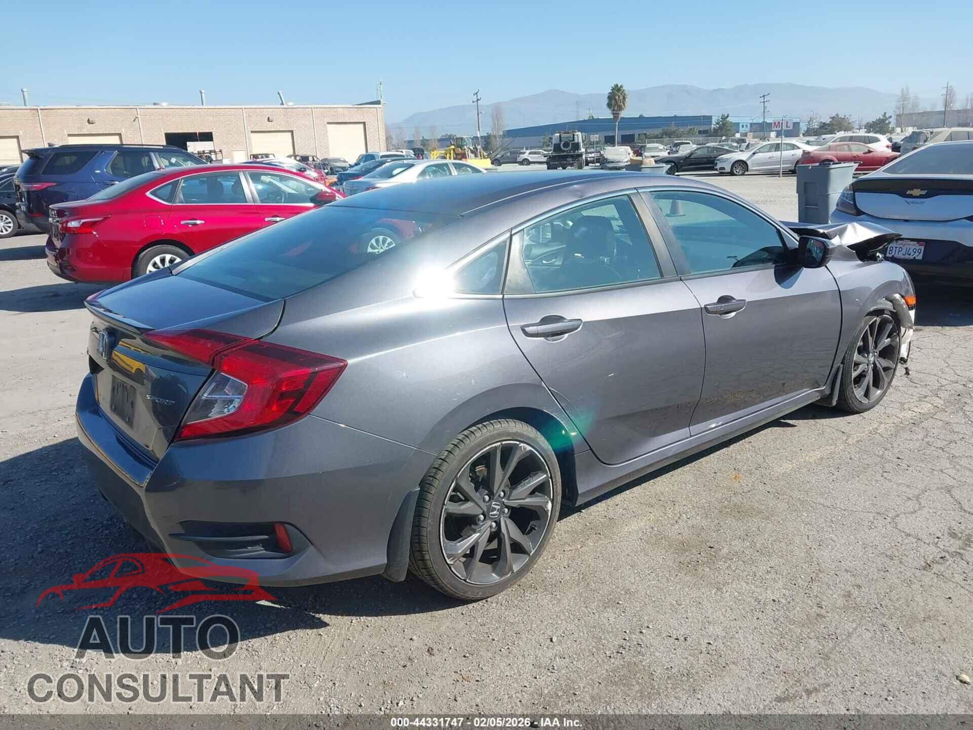 HONDA CIVIC 2020 - 19XFC2F82LE207446