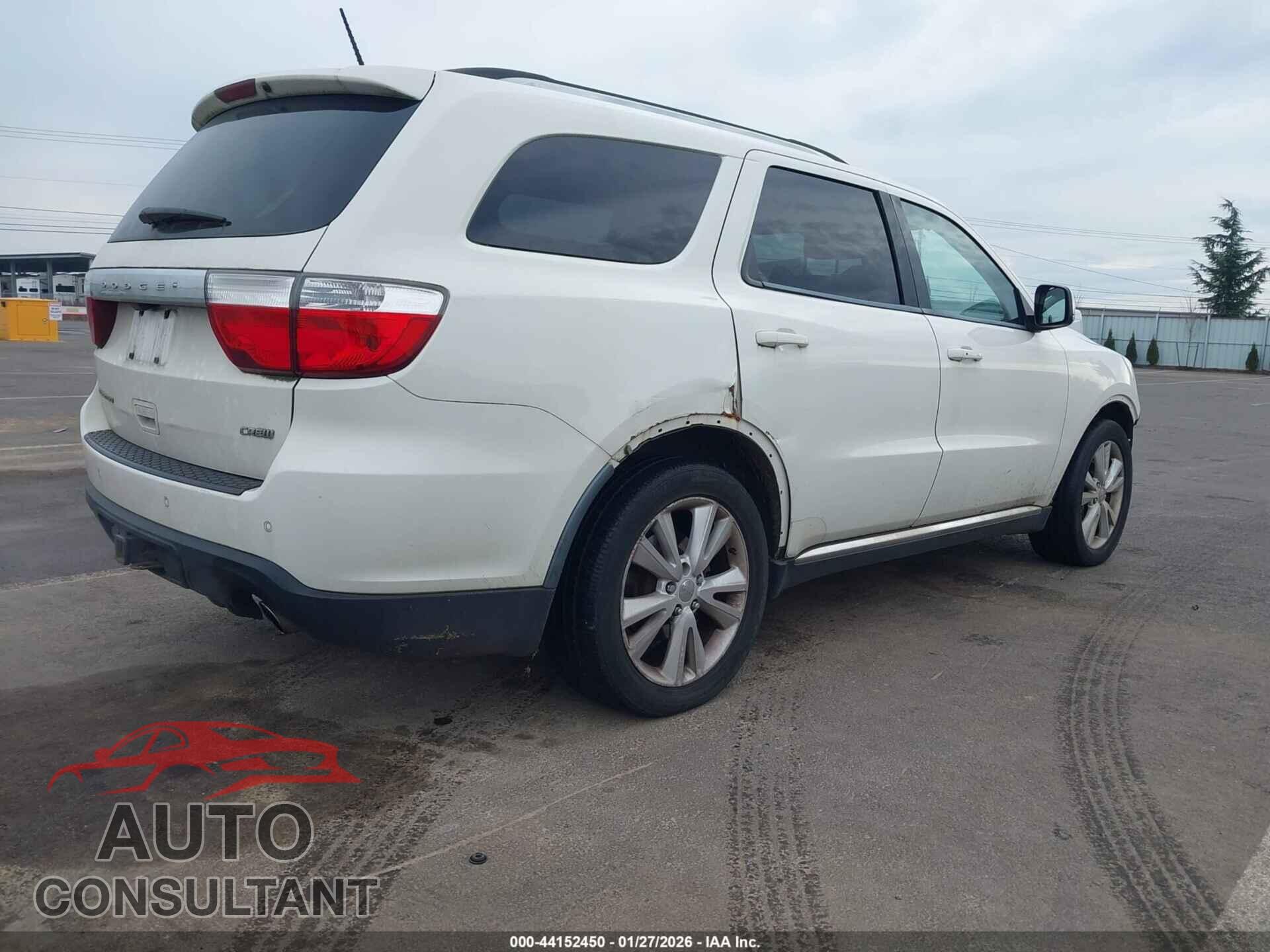 DODGE DURANGO 2012 - 1C4RDHDG4CC163111