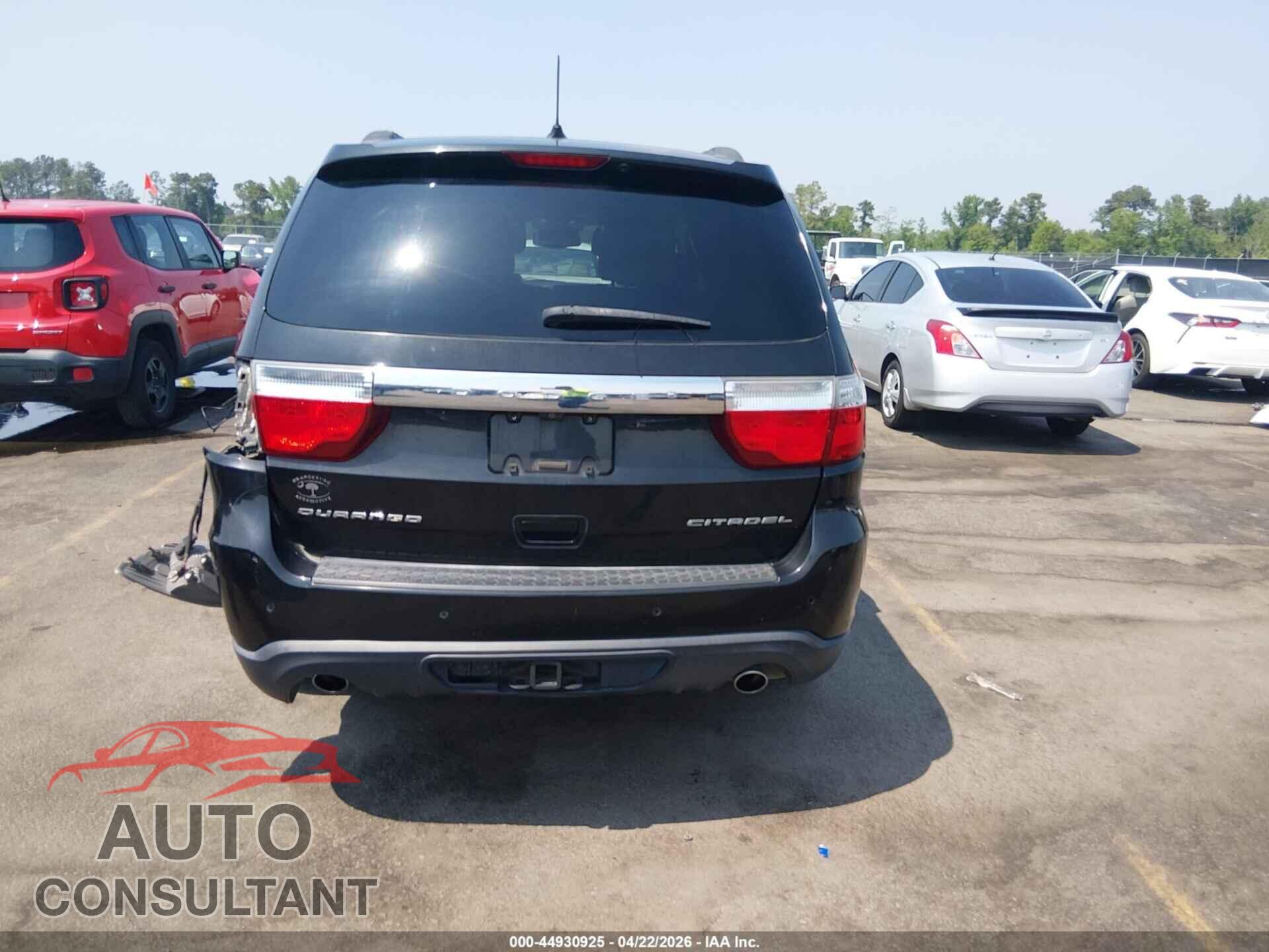 DODGE DURANGO 2012 - 1C4SDHET7CC260574