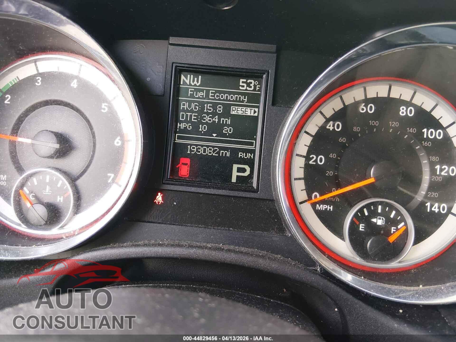 DODGE DURANGO 2011 - 1D4SE5GT2BC594652