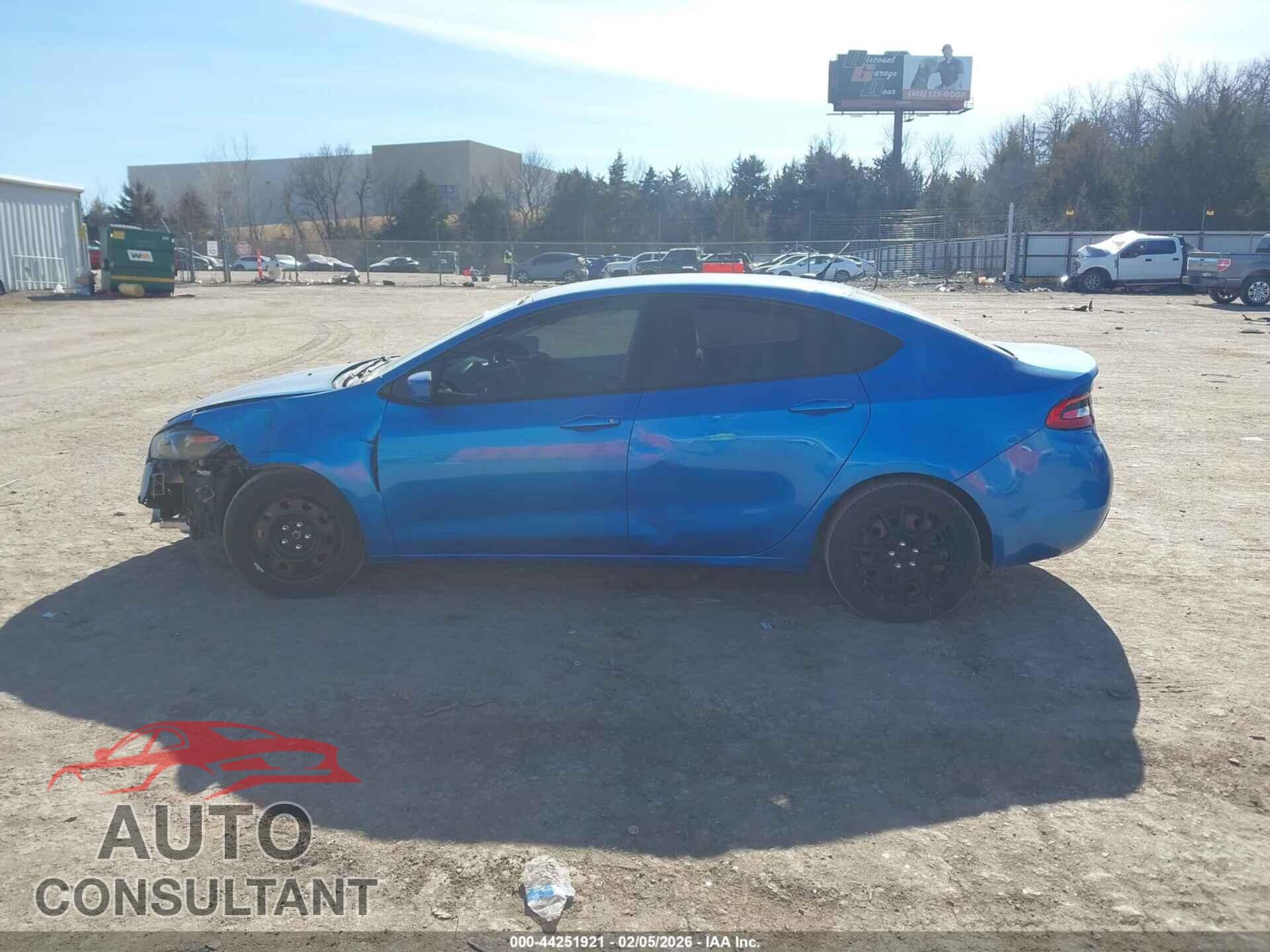 DODGE DART 2015 - 1C3CDFAA2FD405357