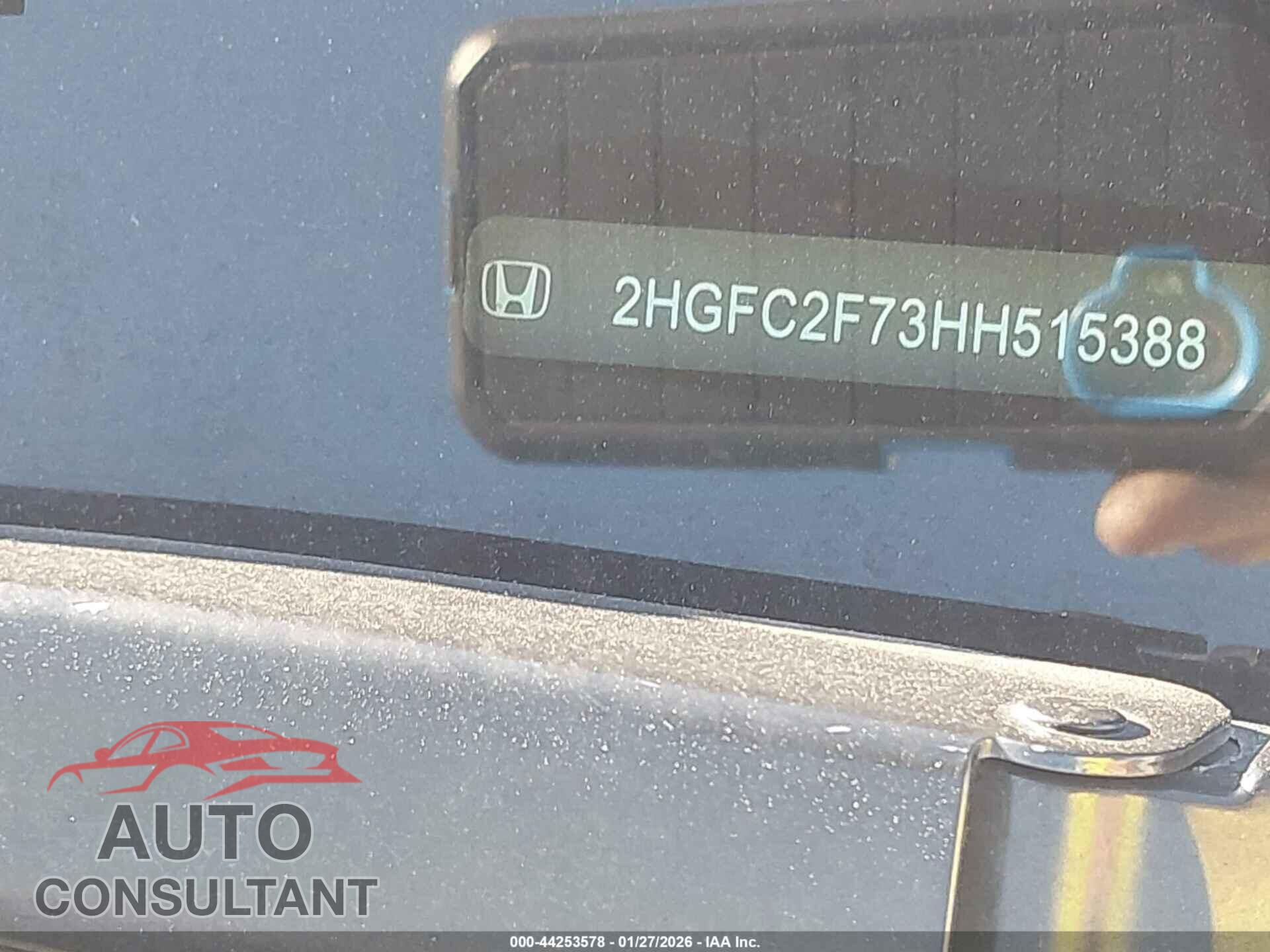HONDA CIVIC 2017 - 2HGFC2F73HH515388