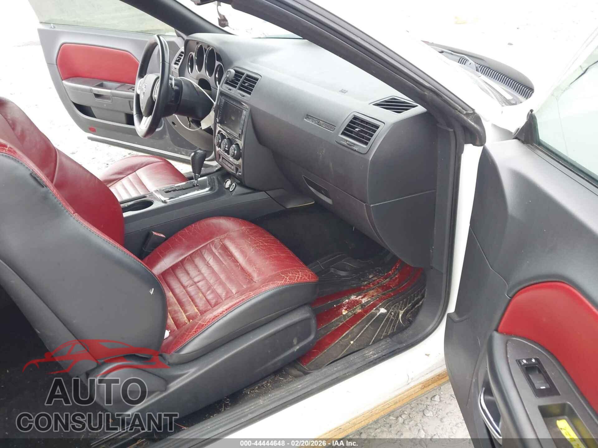 DODGE CHALLENGER 2012 - 2C3CDYAG5CH293491