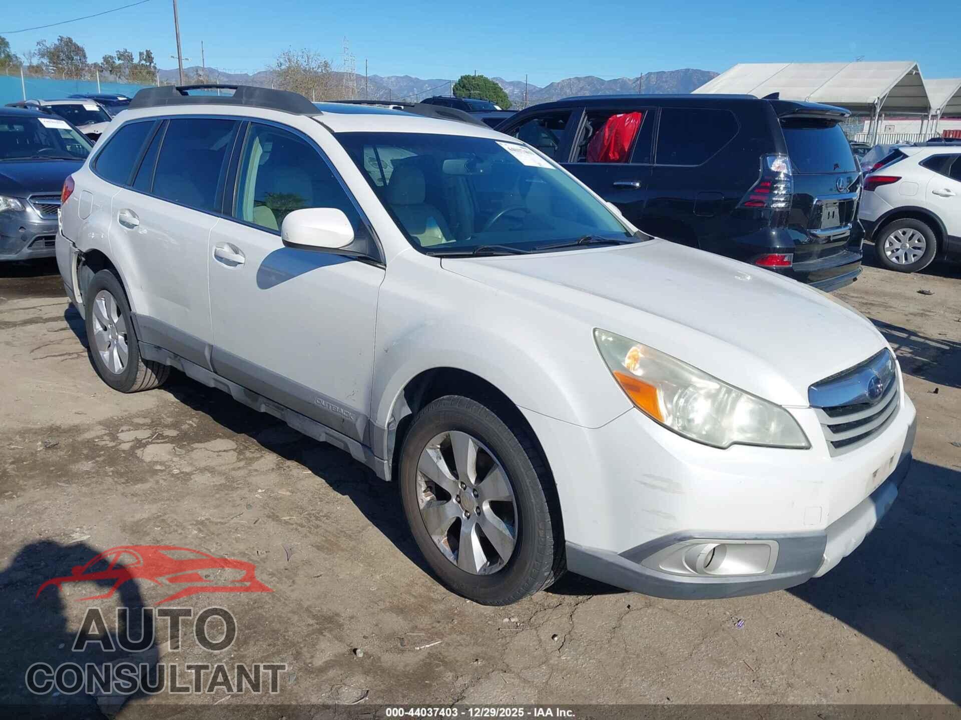 SUBARU OUTBACK 2010 - 4S4BRBLC8A3384914
