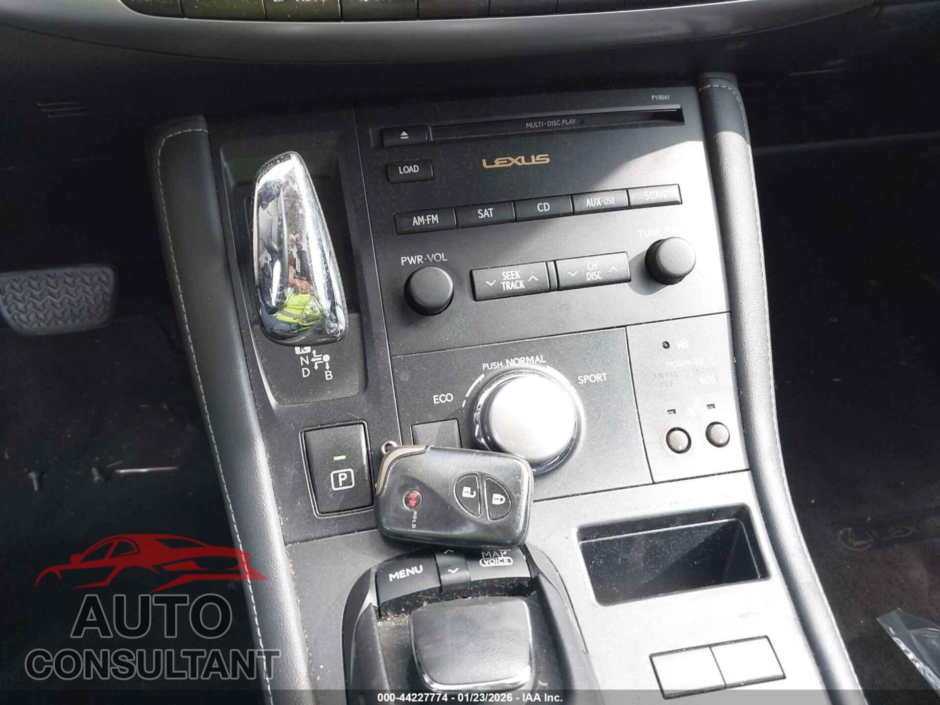 LEXUS CT 200H 2012 - JTHKD5BH7C2063505