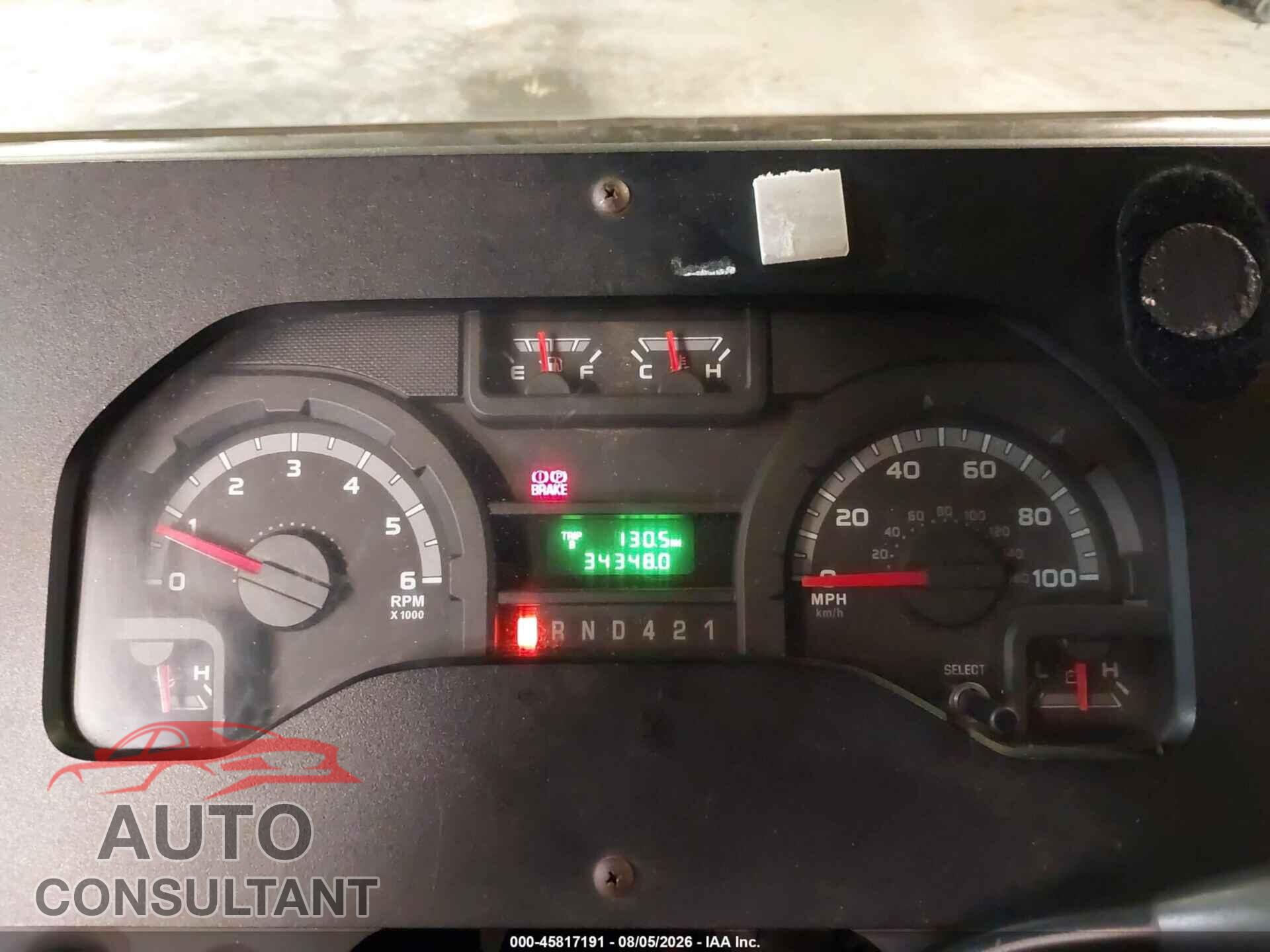FORD E-350 STRIPPED 2017 - 1FC3E3KS2HDC62993