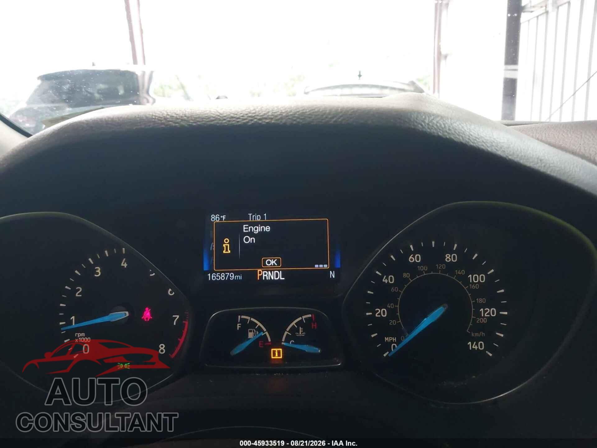 FORD FOCUS 2016 - 1FADP3F29GL230853