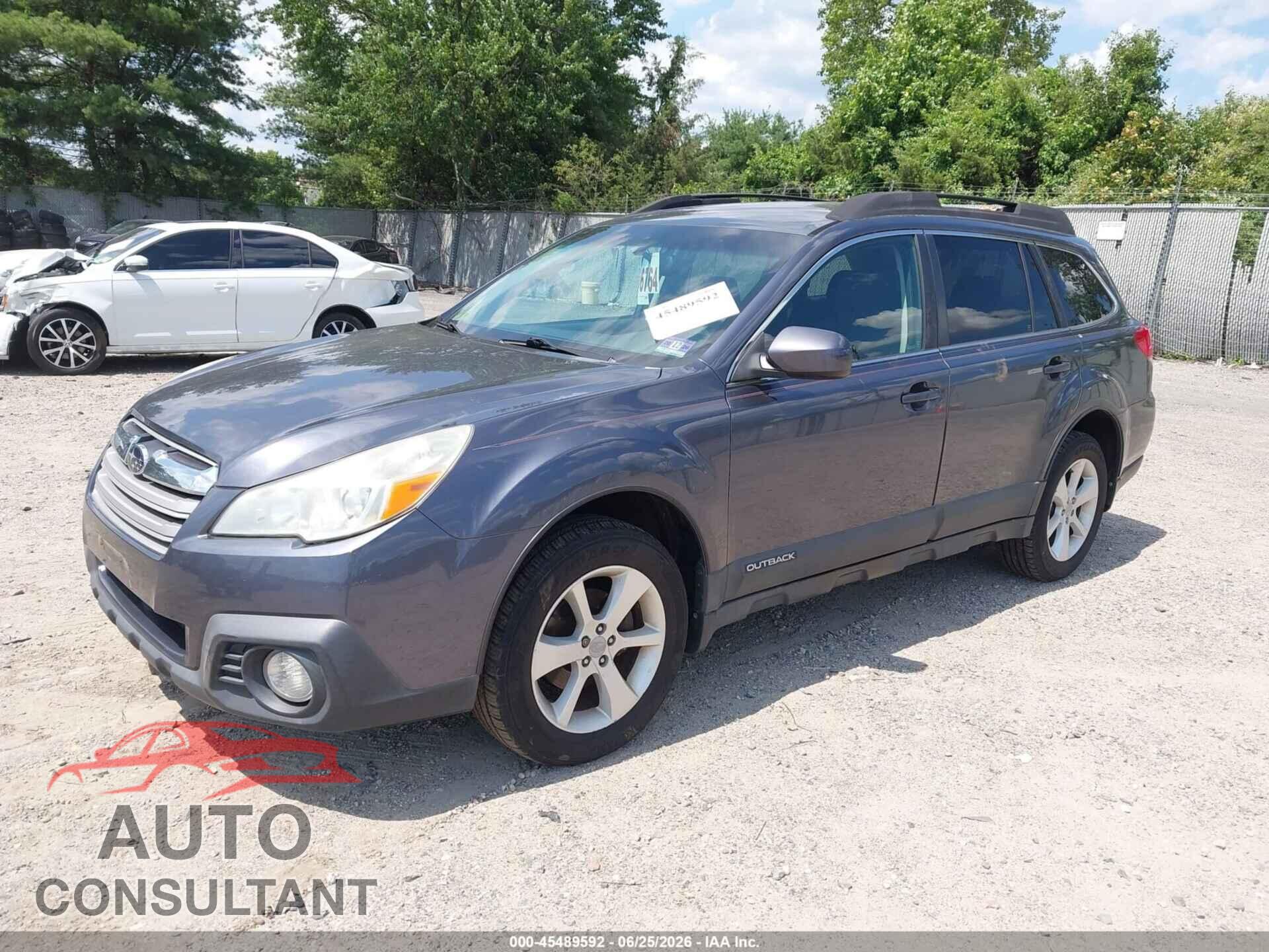 SUBARU OUTBACK 2014 - 4S4BRBCC4E3220209