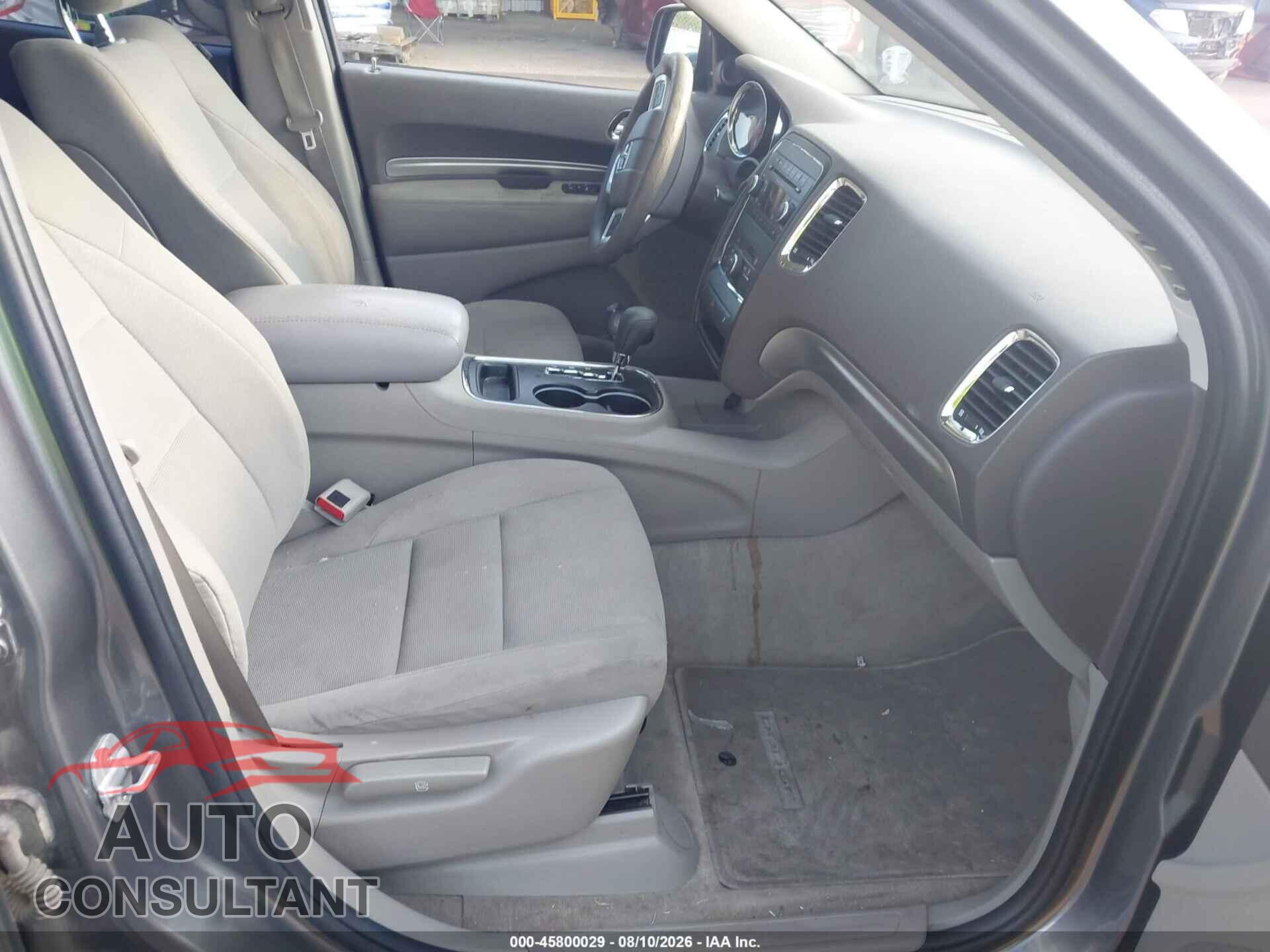 DODGE DURANGO 2012 - 1C4RDHAG8CC237263