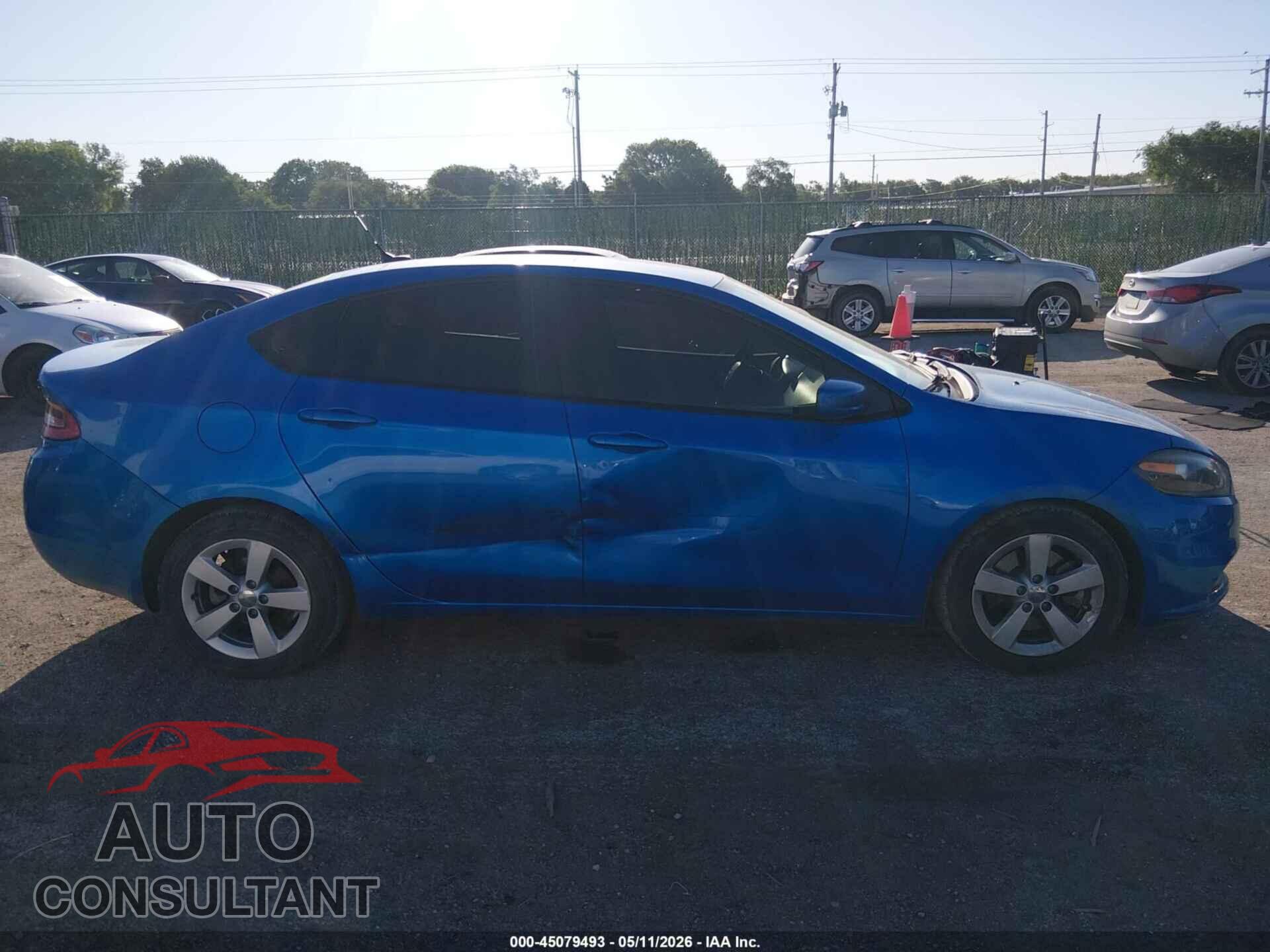 DODGE DART 2015 - 1C3CDFBB7FD320179