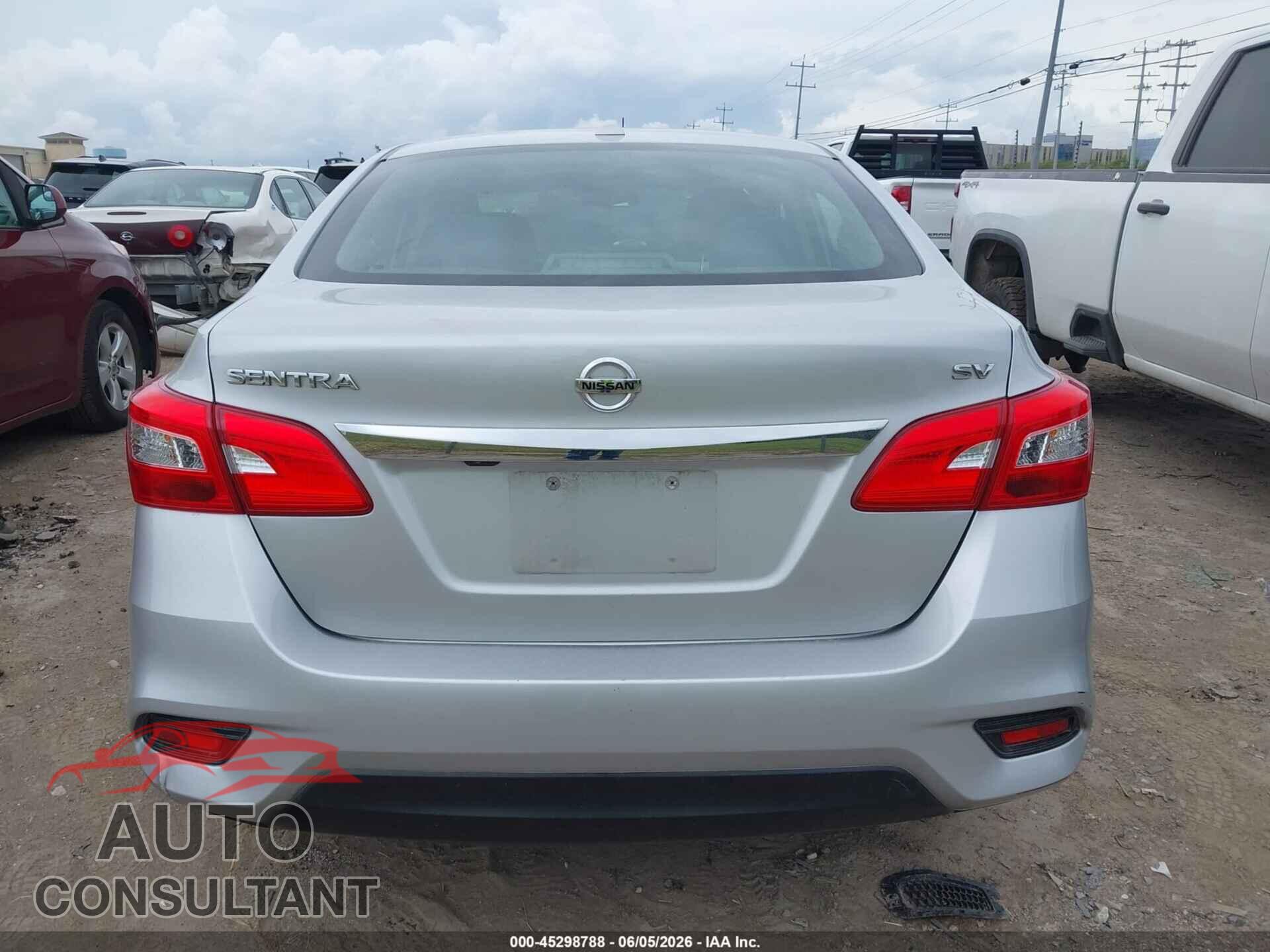NISSAN SENTRA 2019 - 3N1AB7AP3KL616089