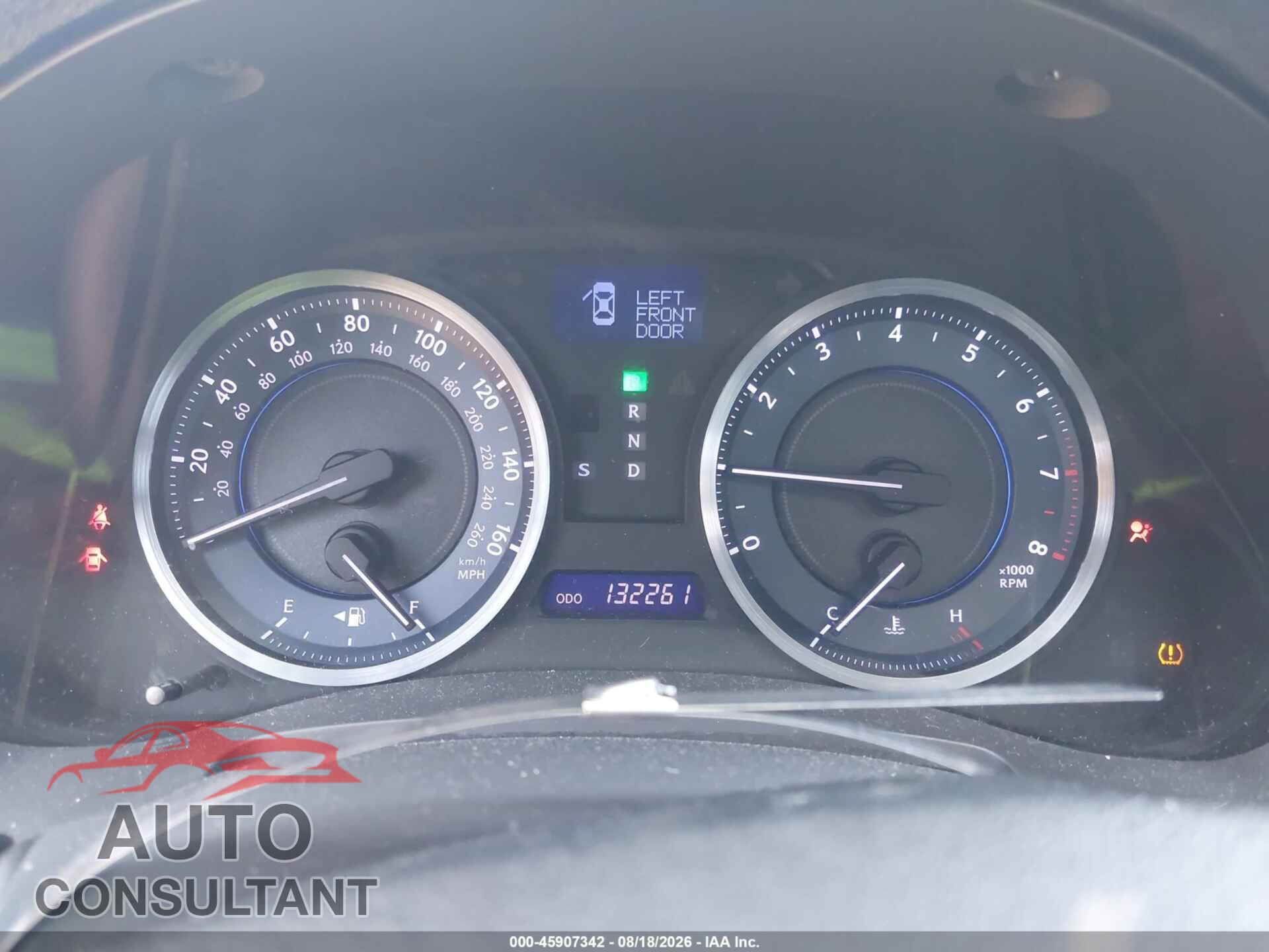 LEXUS IS 250 2013 - JTHCF5C26D5061950