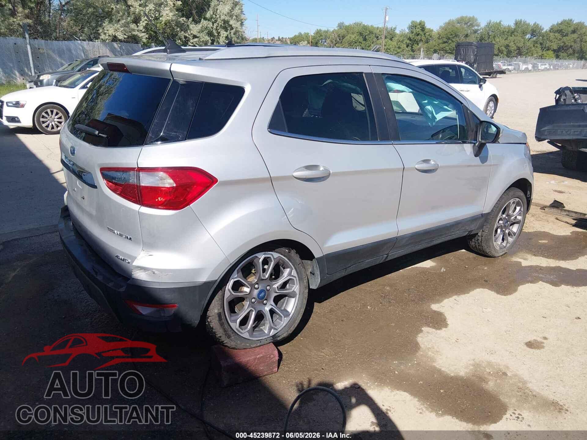 FORD ECOSPORT 2020 - MAJ6S3KL6LC358564