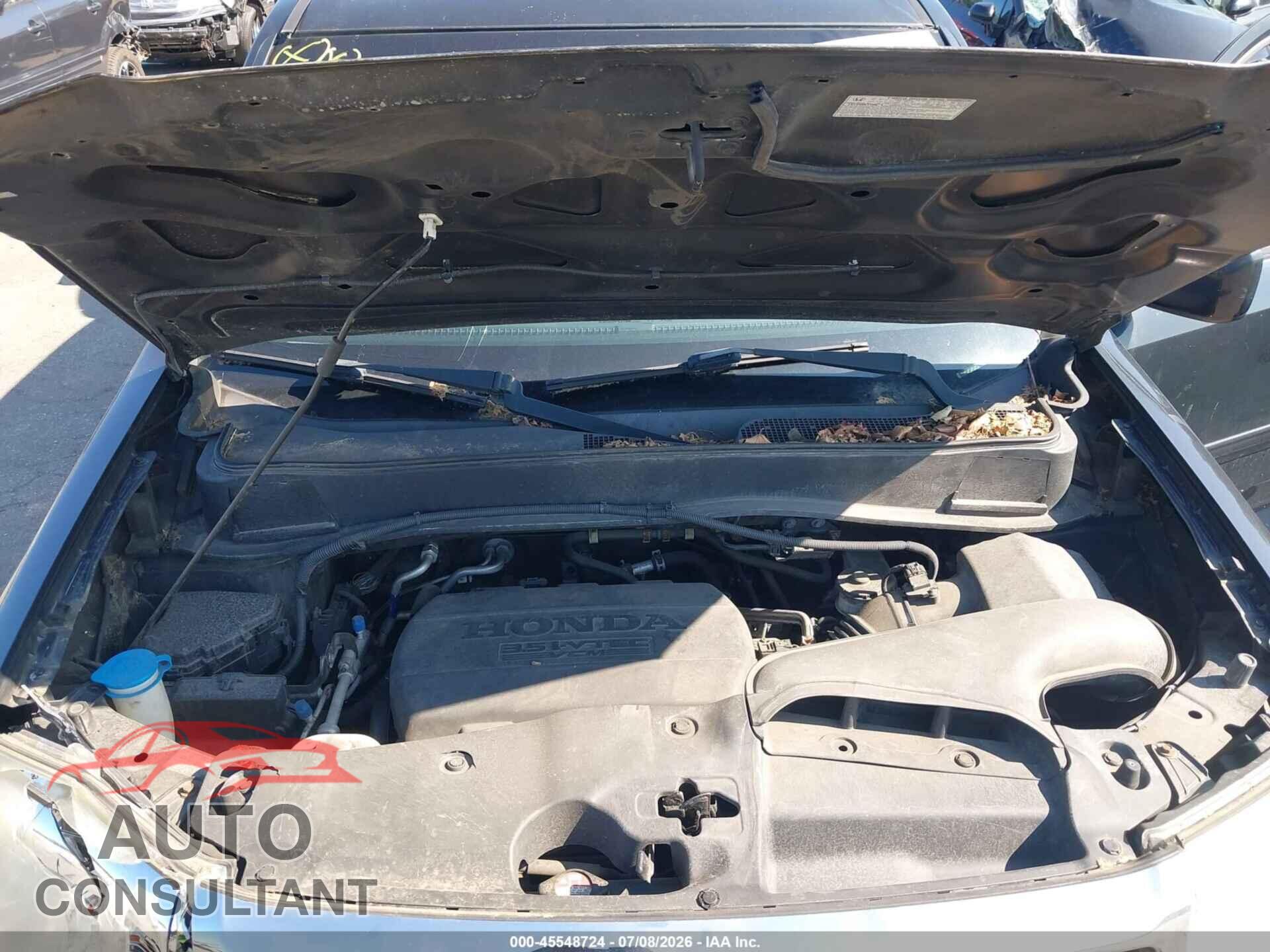 HONDA PILOT 2012 - 5FNYF4H50CB032073