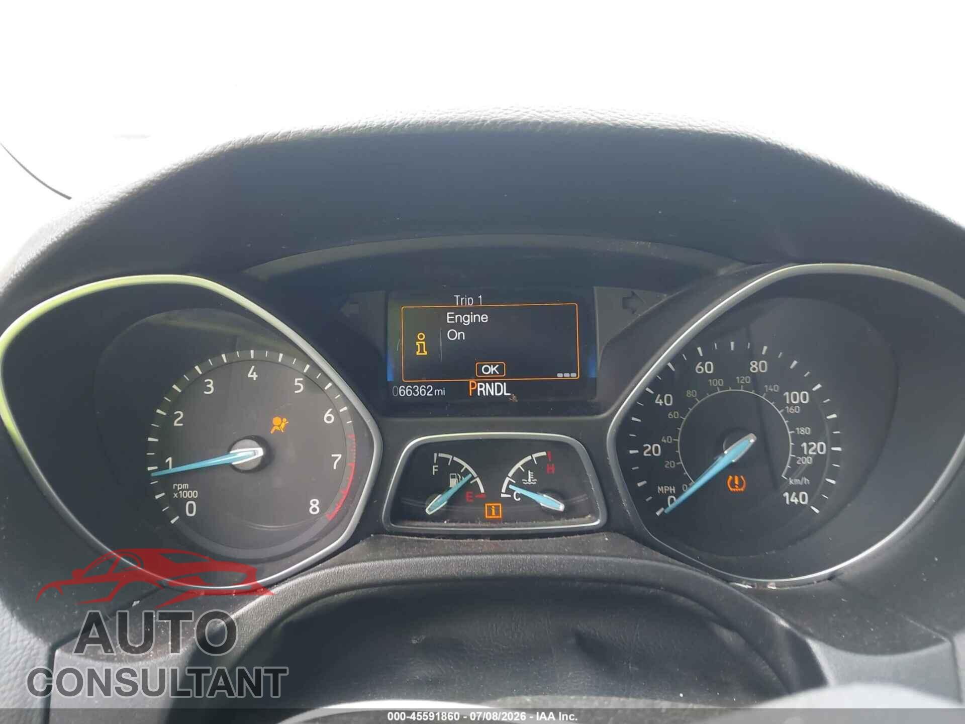 FORD FOCUS 2017 - 1FADP3E24HL262063