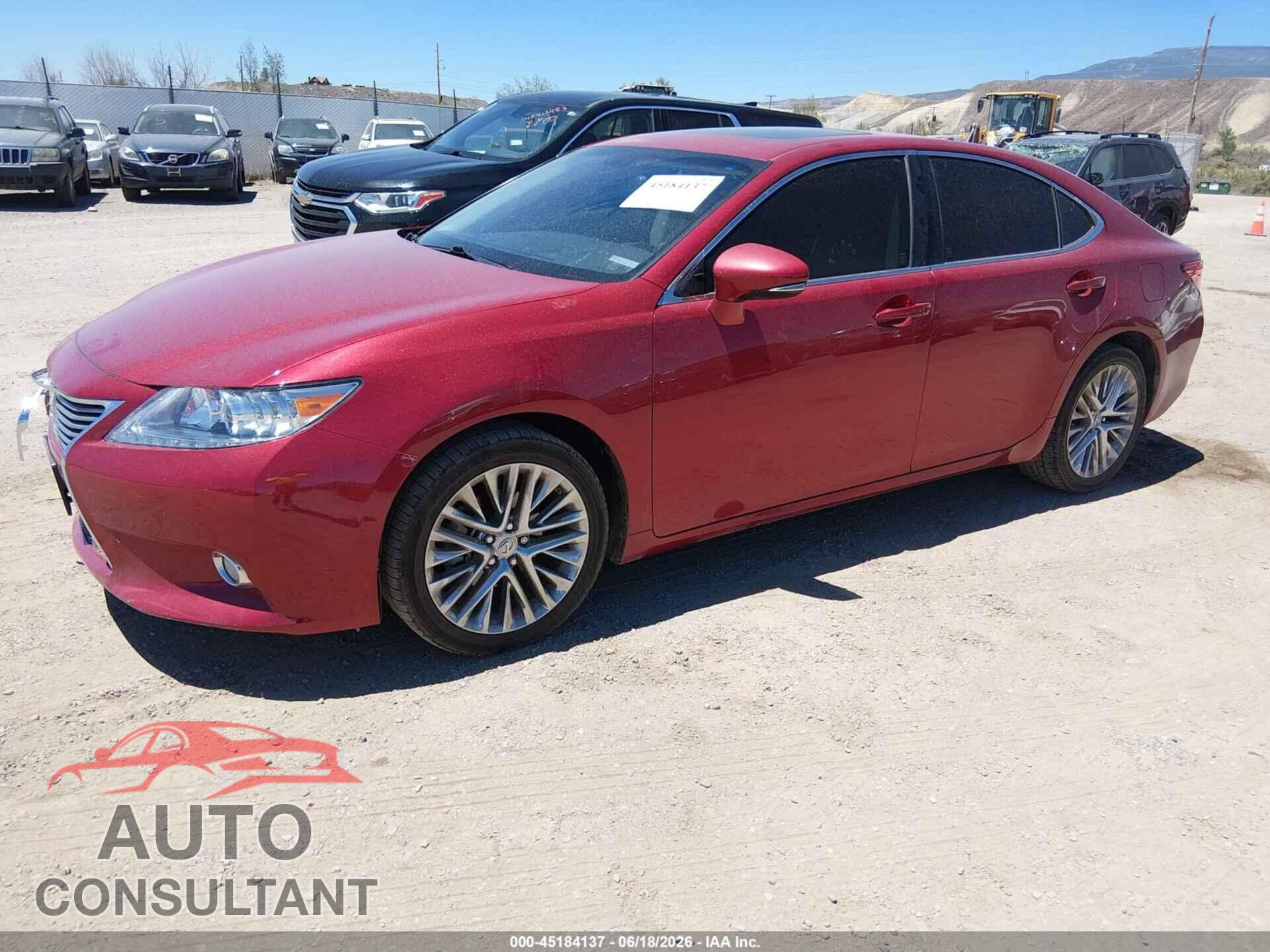 LEXUS ES 350 2013 - JTHBK1GG4D2017999