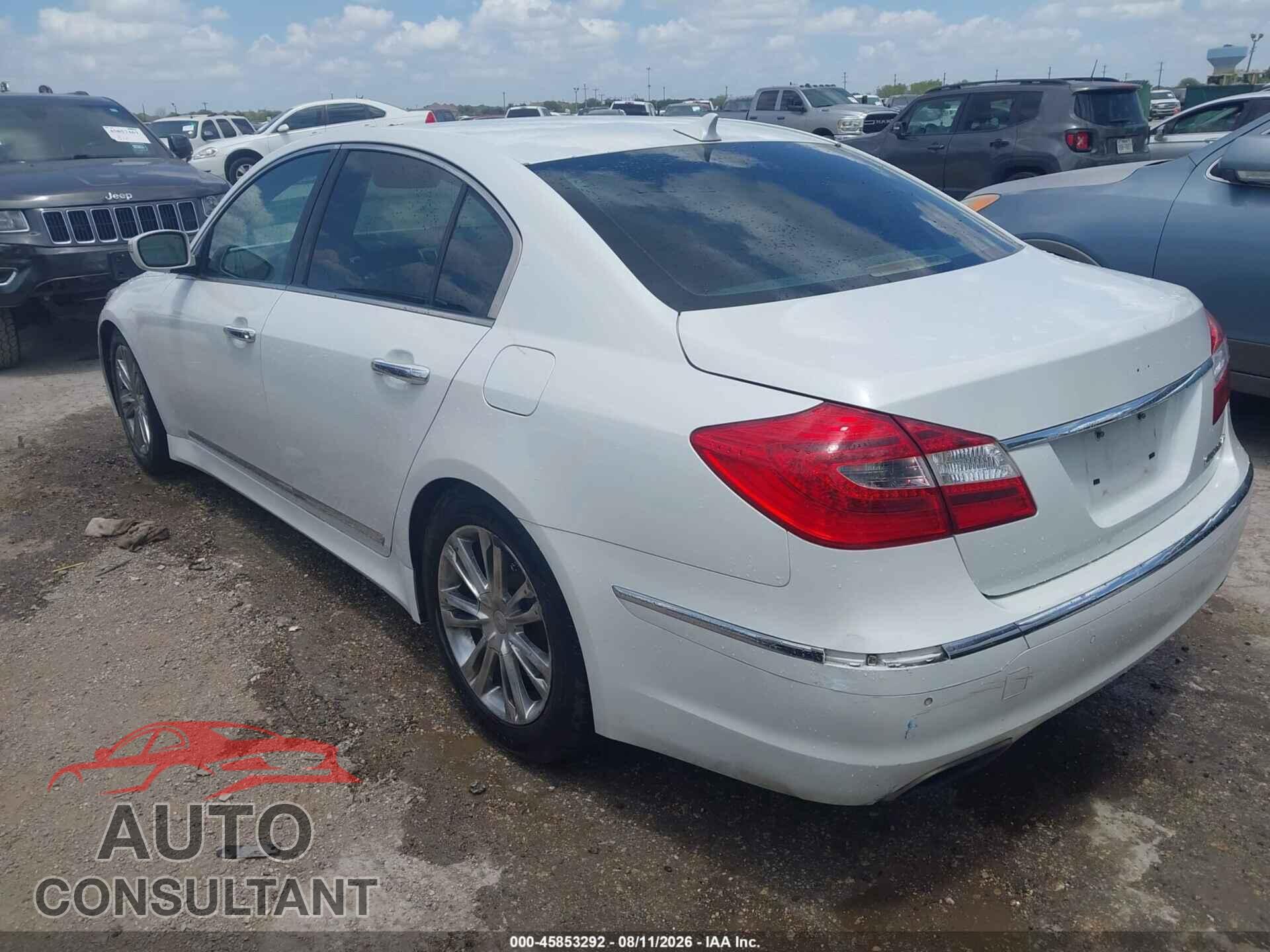 HYUNDAI GENESIS 2012 - KMHGC4DF7CU194546