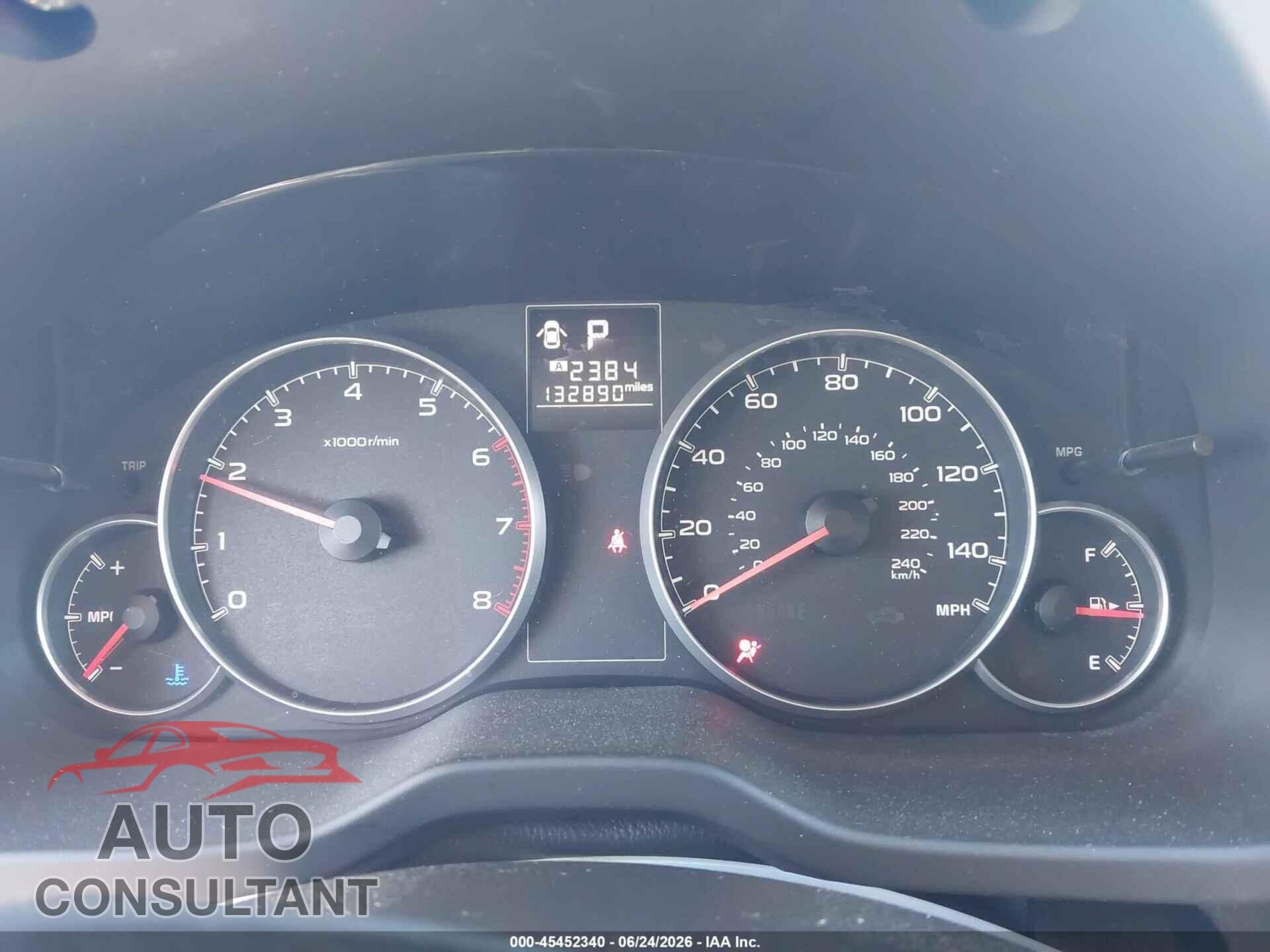 SUBARU OUTBACK 2014 - 4S4BRBDC4E3328358