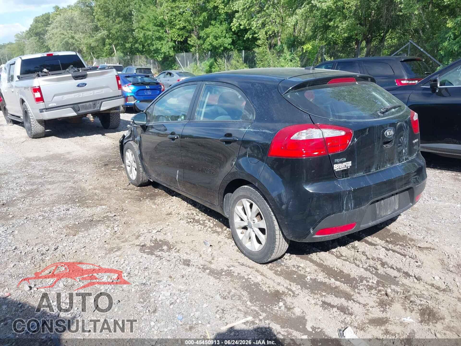 KIA RIO 2013 - KNADN5A34D6255503