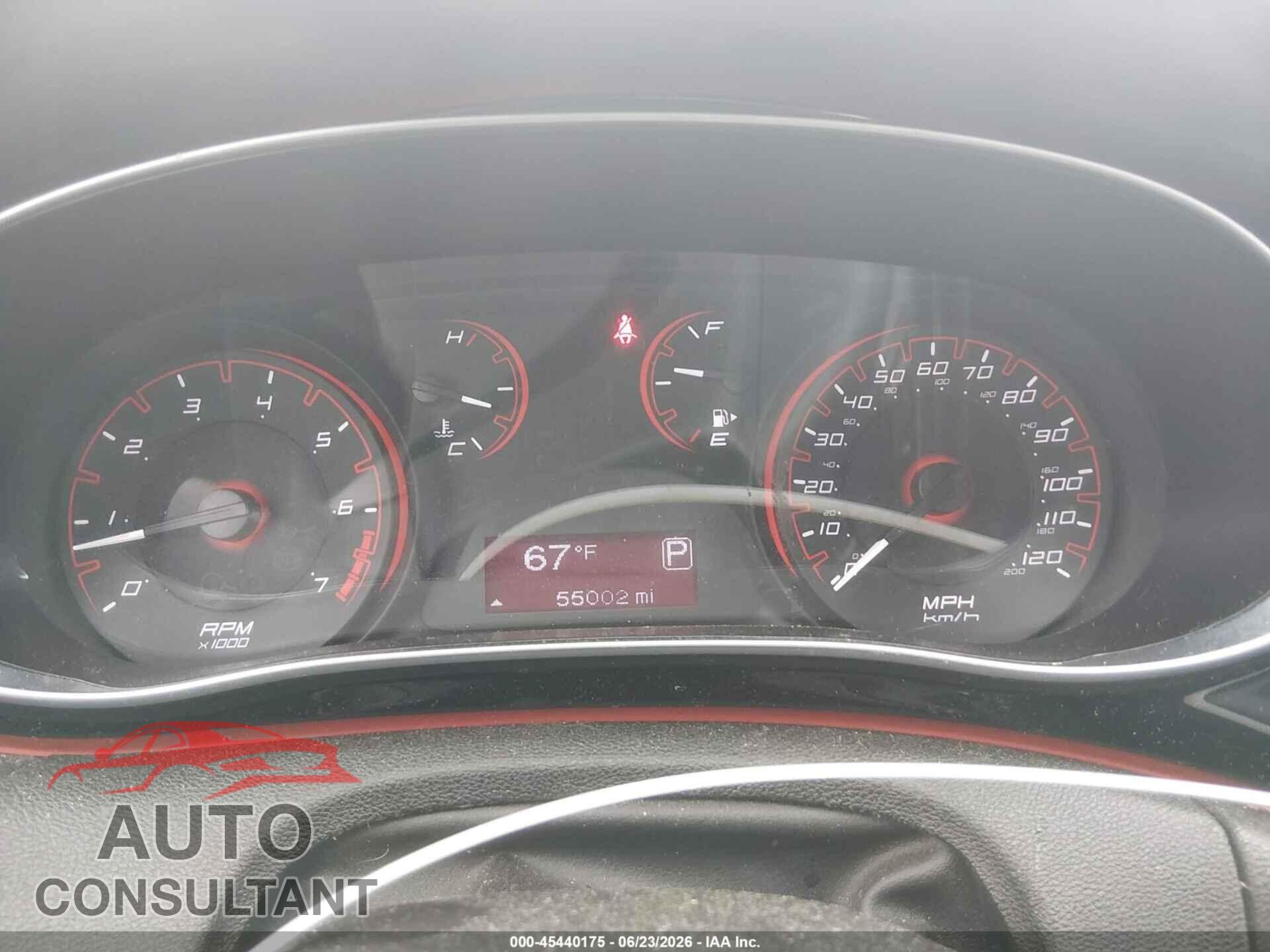 DODGE DART 2016 - 1C3CDFAA8GD652996