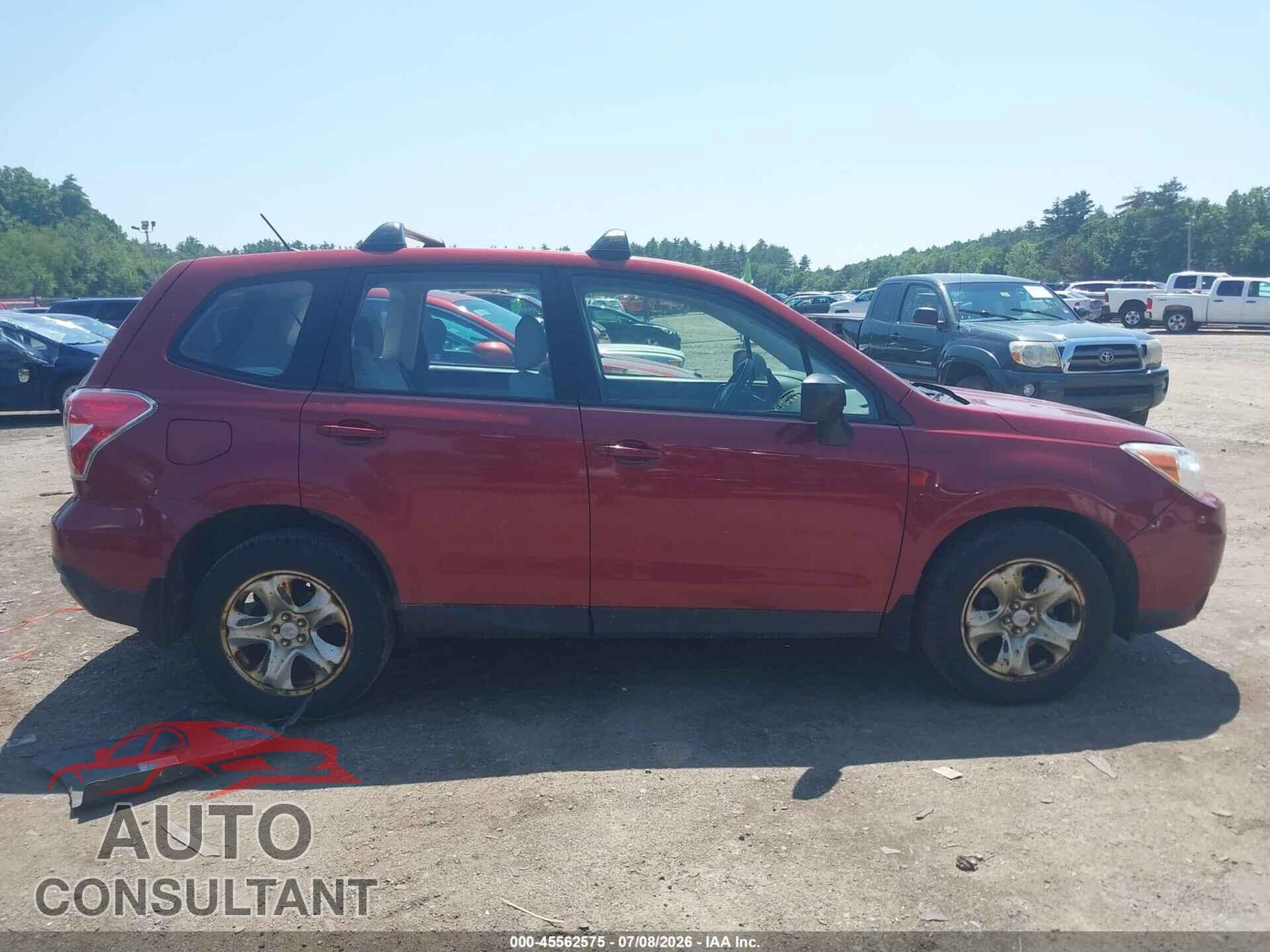 SUBARU FORESTER 2014 - JF2SJAAC2EH405002