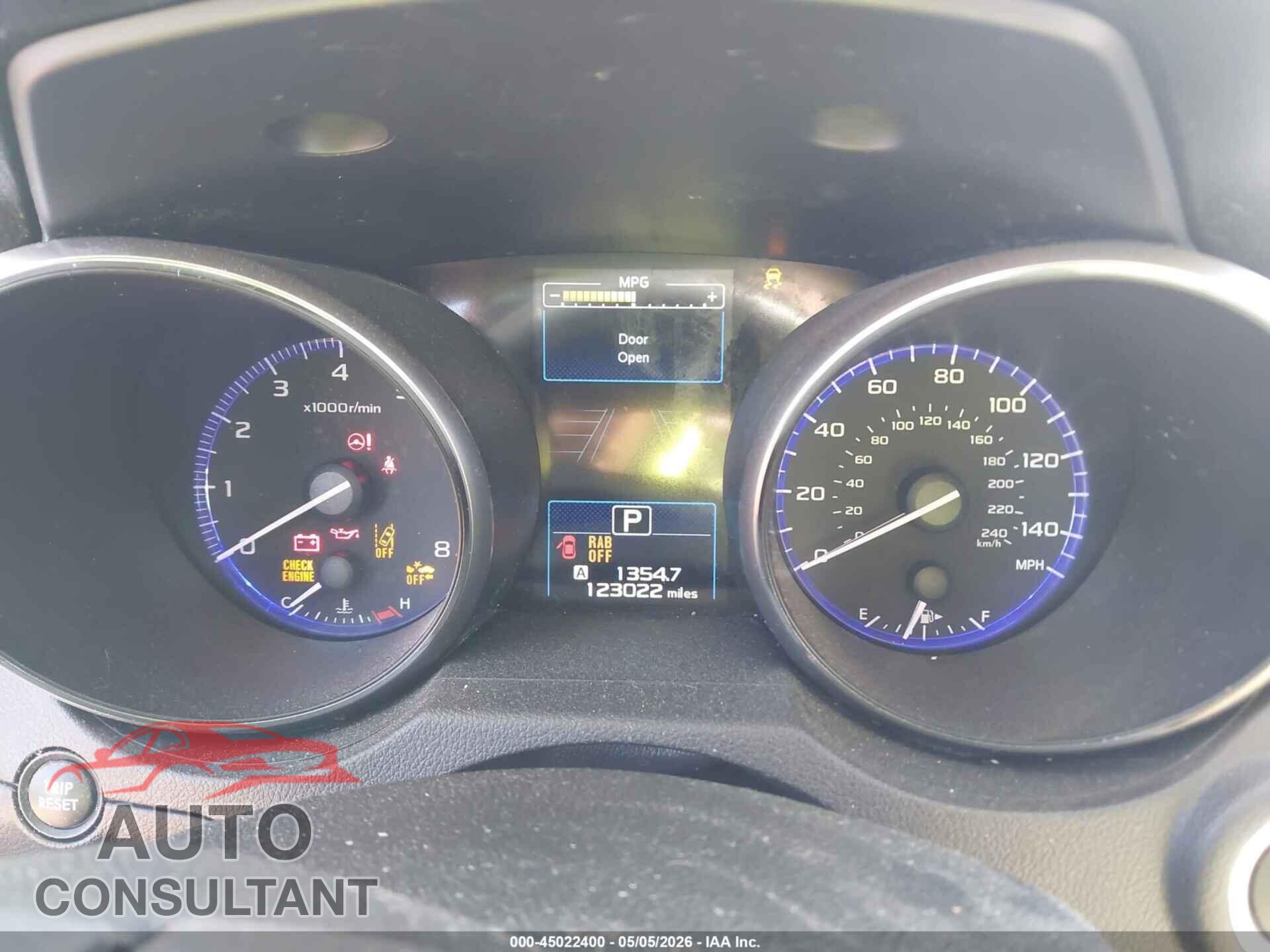 SUBARU OUTBACK 2017 - 4S4BSANC6H3379281