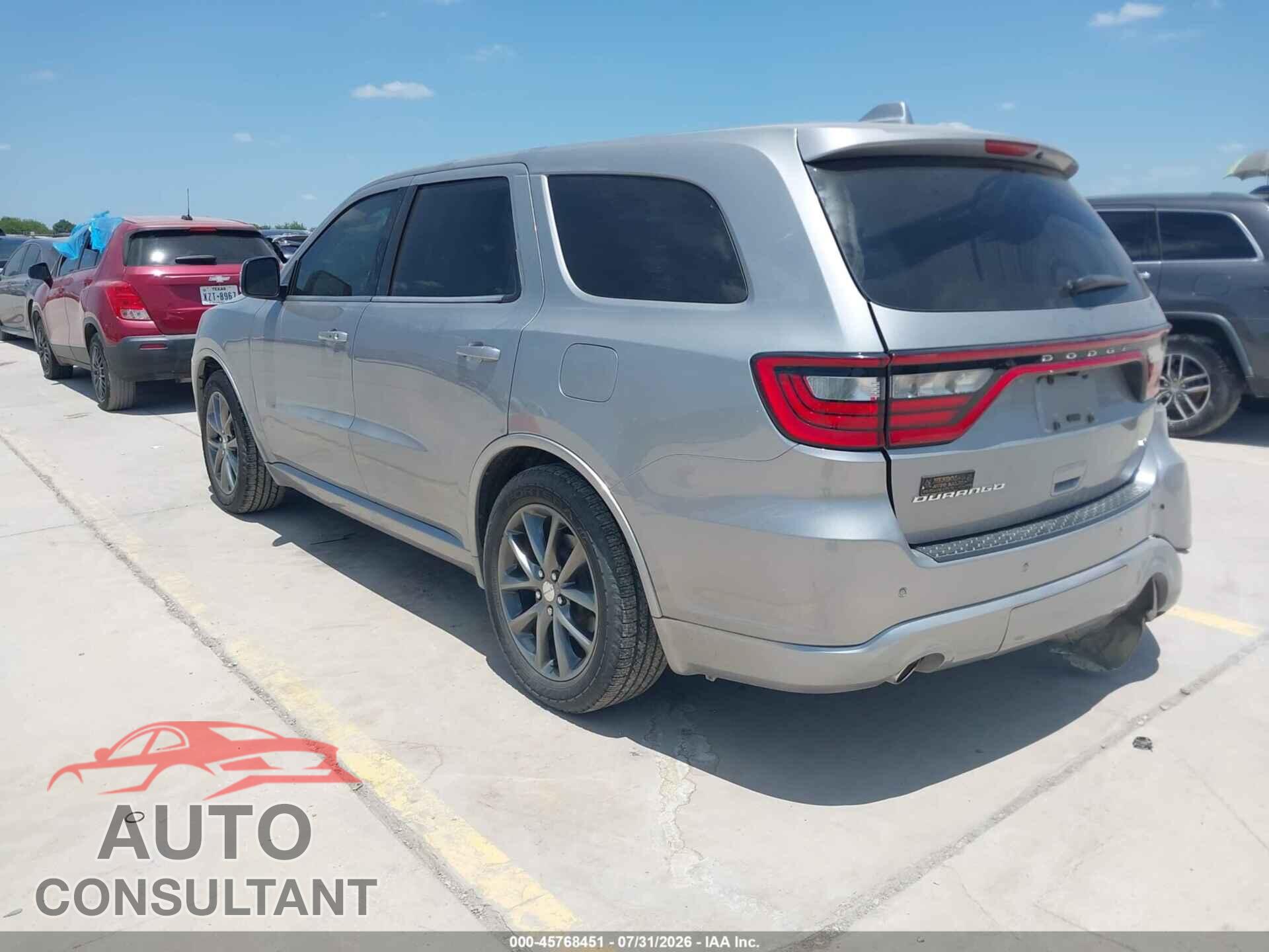 DODGE DURANGO 2017 - 1C4RDHDG2HC724137