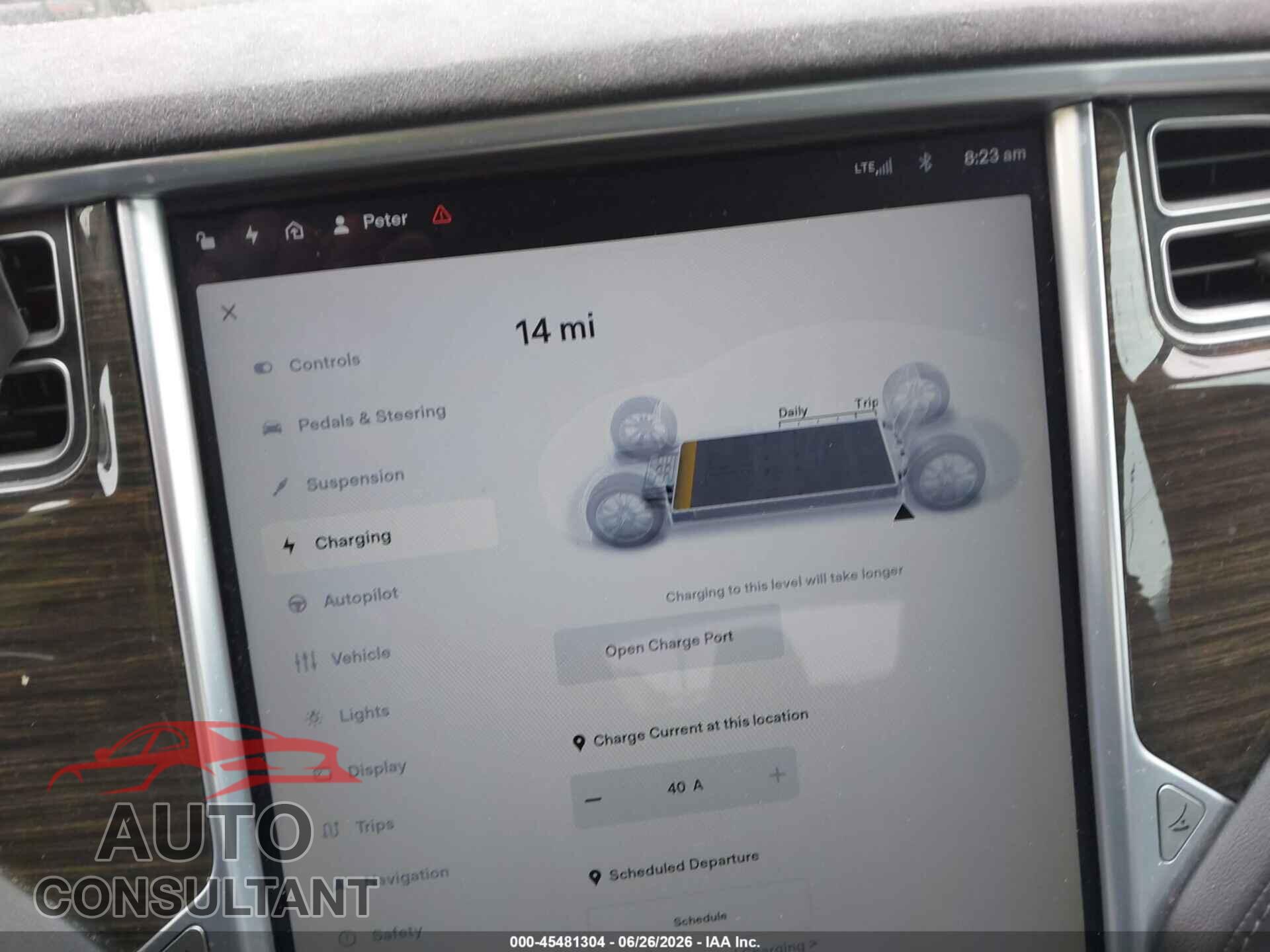 TESLA MODEL S 2015 - 5YJSA1H1XFF080197
