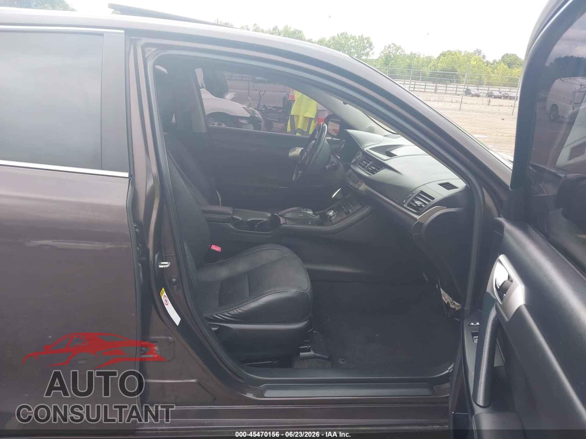 LEXUS CT 200H 2012 - JTHKD5BH3C2102624