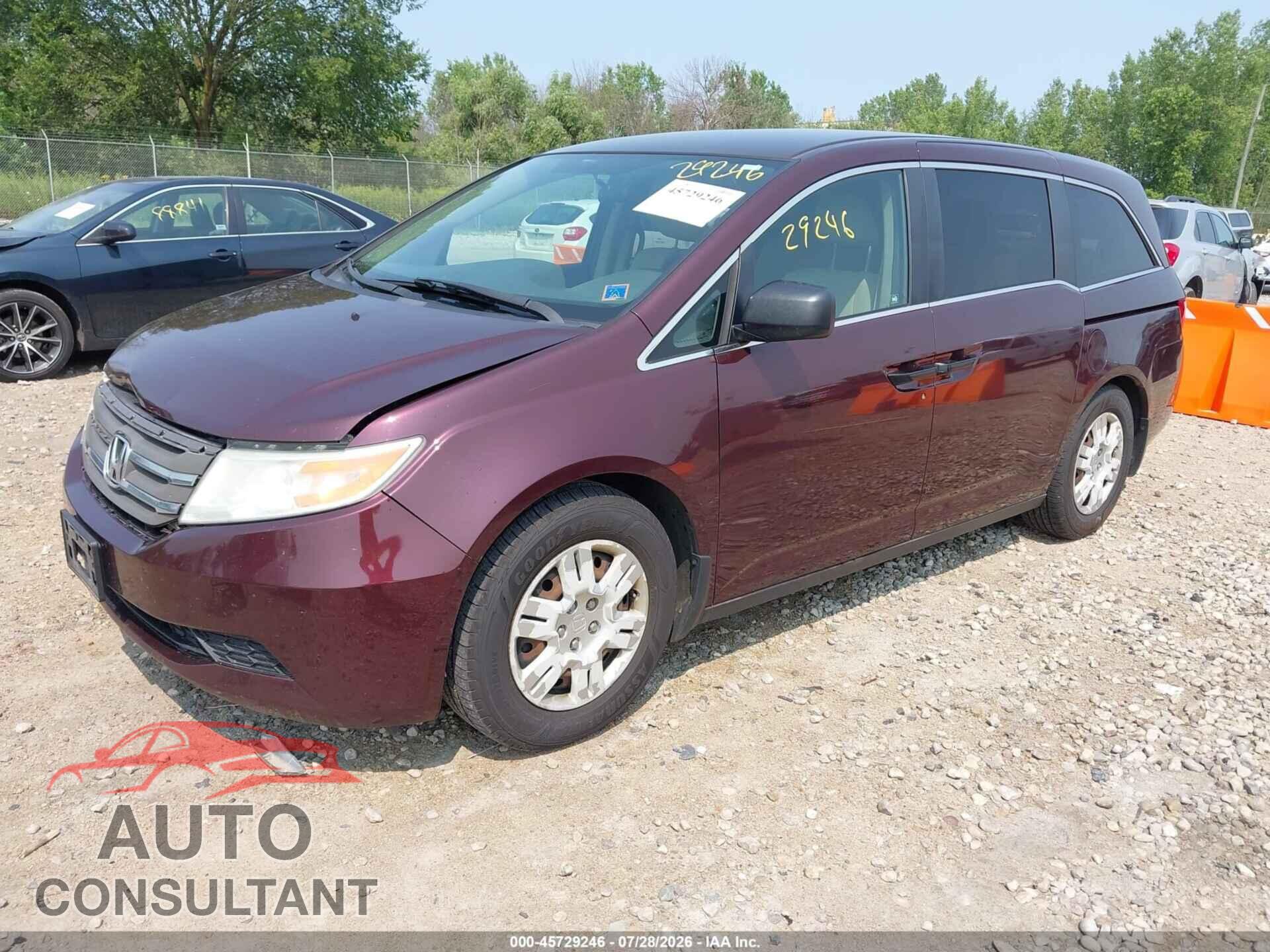 HONDA ODYSSEY 2011 - 5FNRL5H21BB036687
