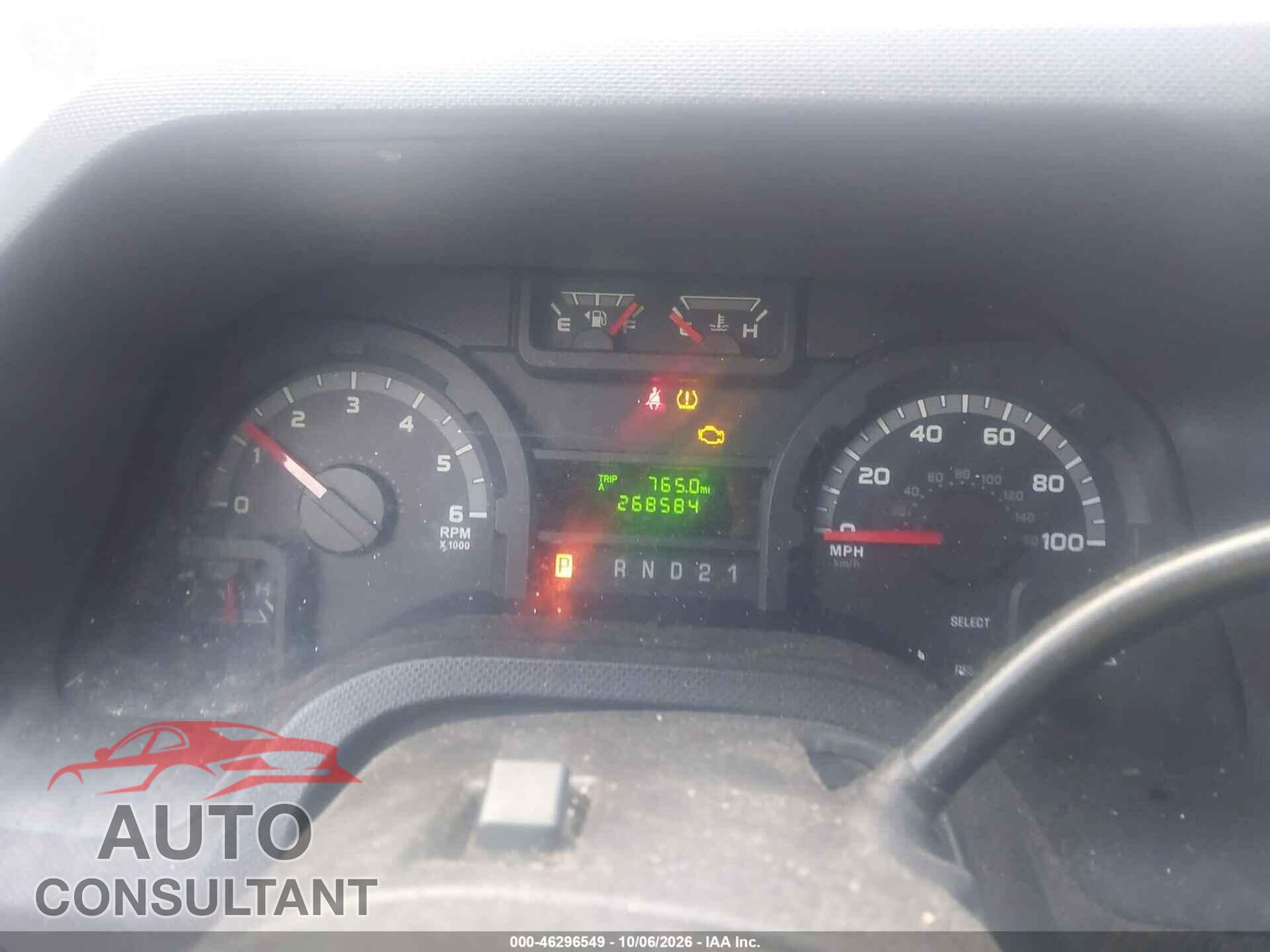 FORD E-250 2012 - 1FTNE2EL6CDA02449