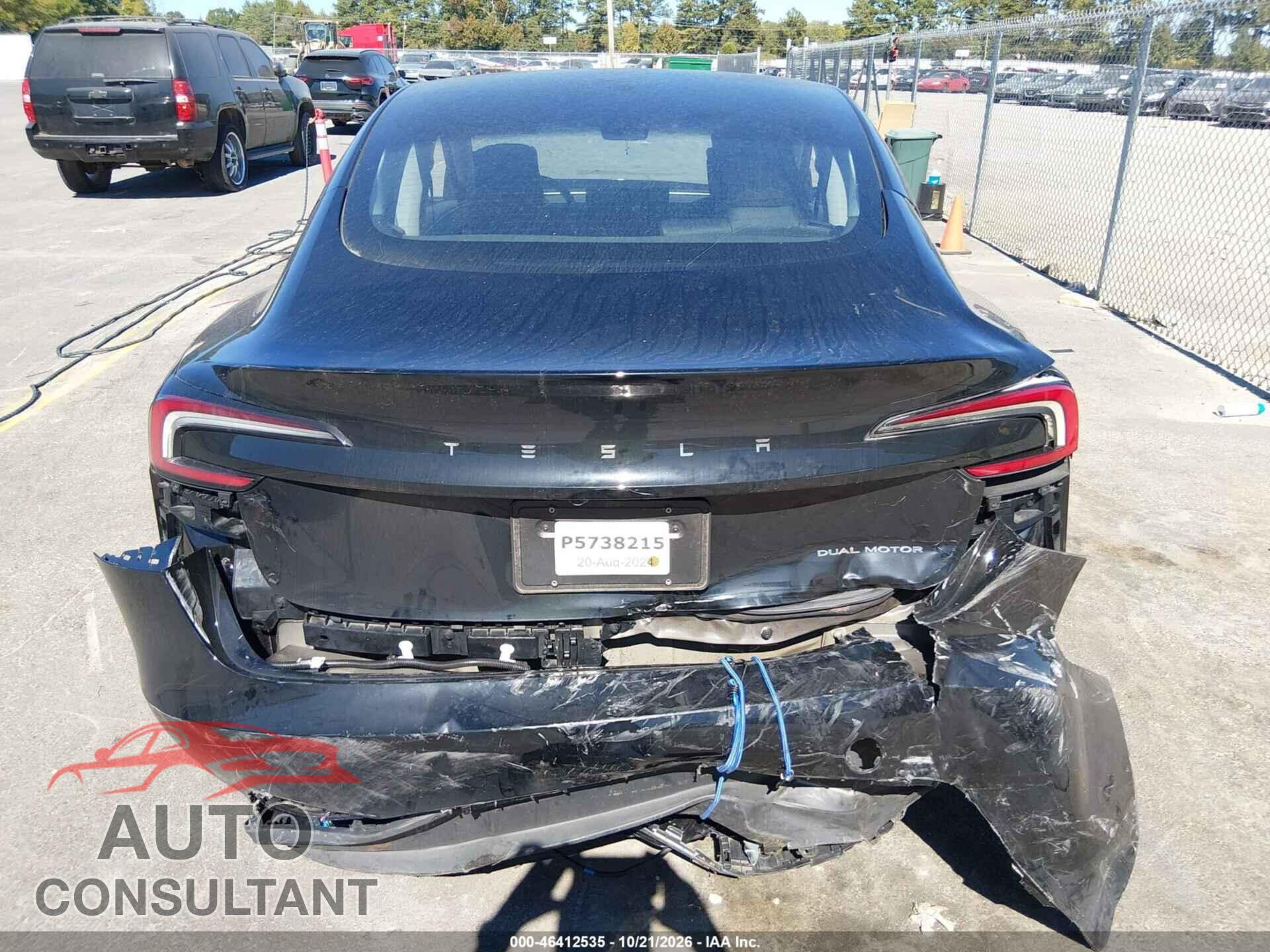 TESLA MODEL 3 2024 - 5YJ3E1EB2RF767538