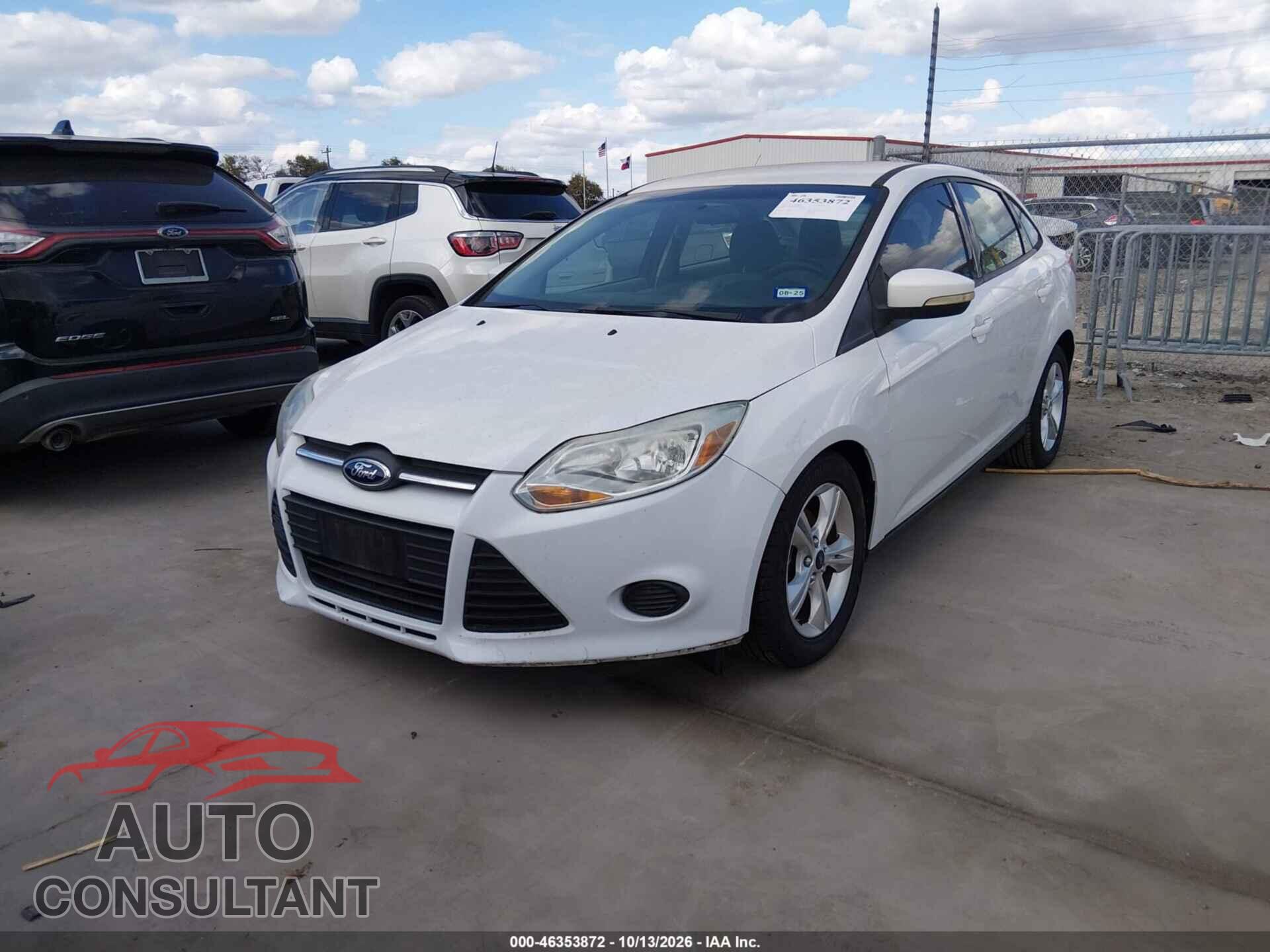FORD FOCUS 2013 - 1FADP3F29DL106934