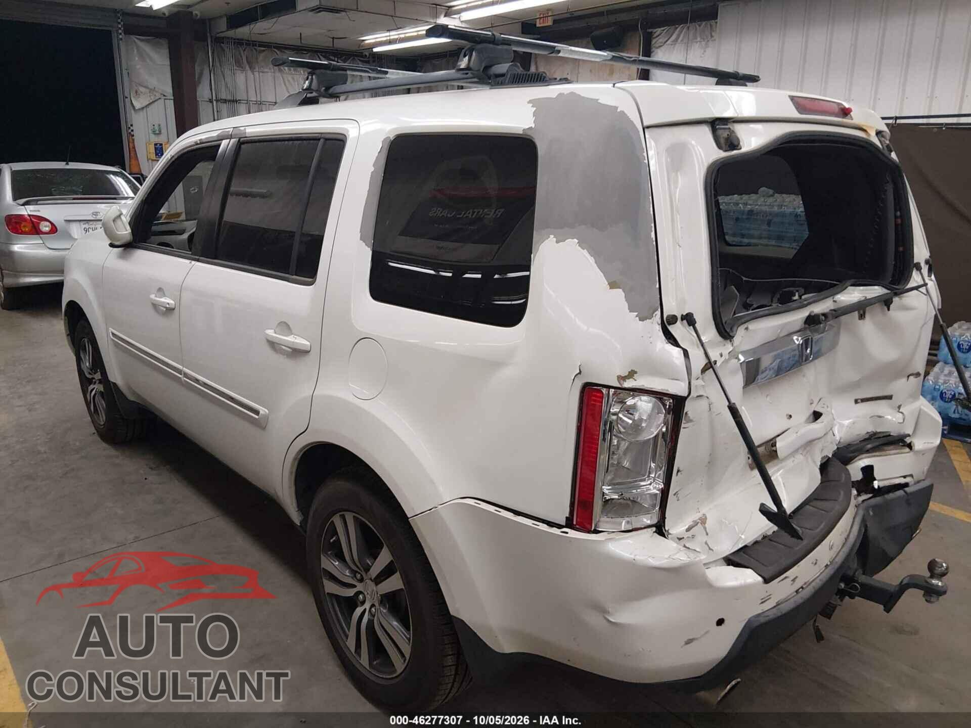 HONDA PILOT 2011 - 5FNYF4H96BB093154