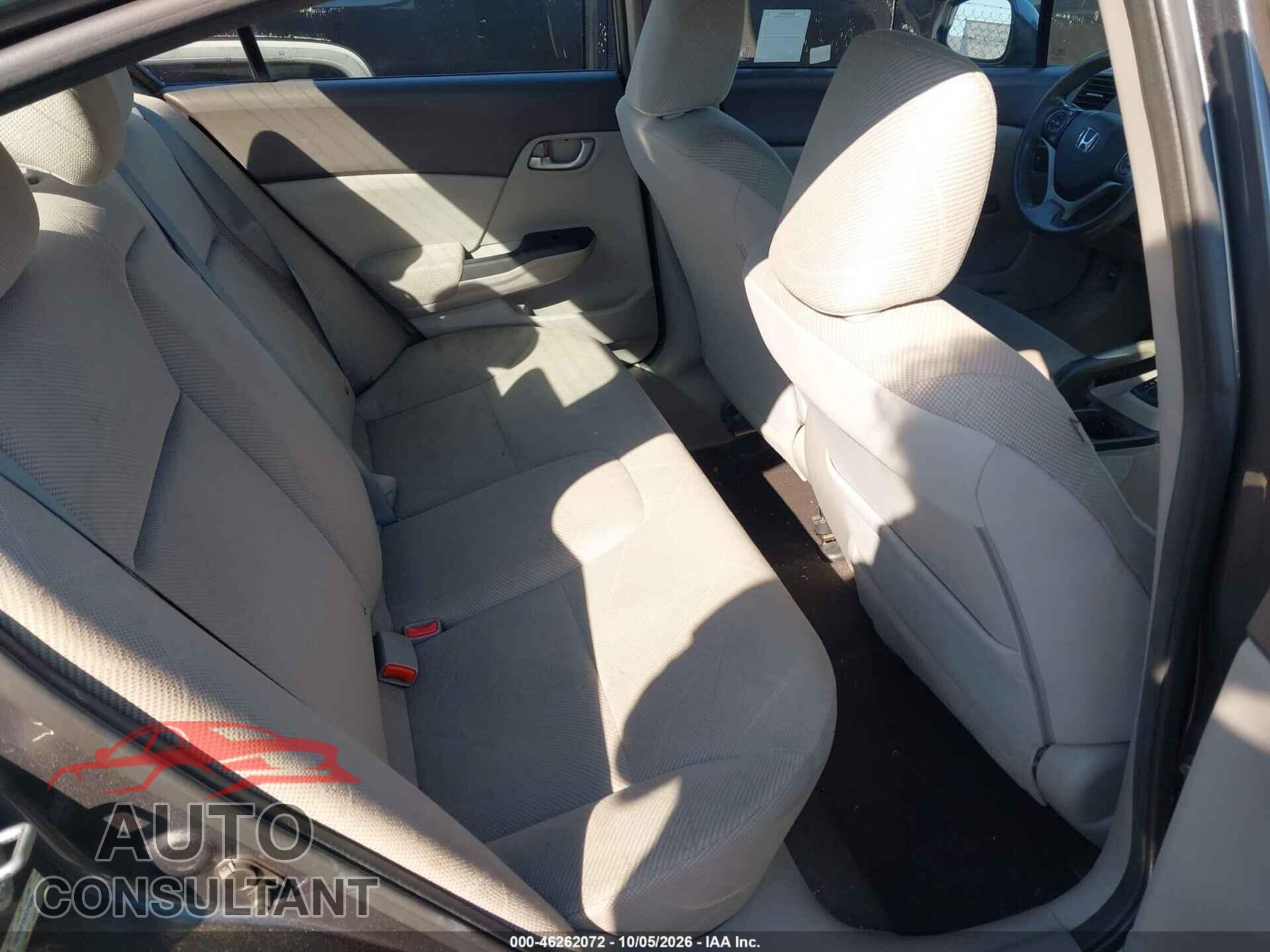 HONDA CIVIC 2012 - 19XFB2F55CE310384