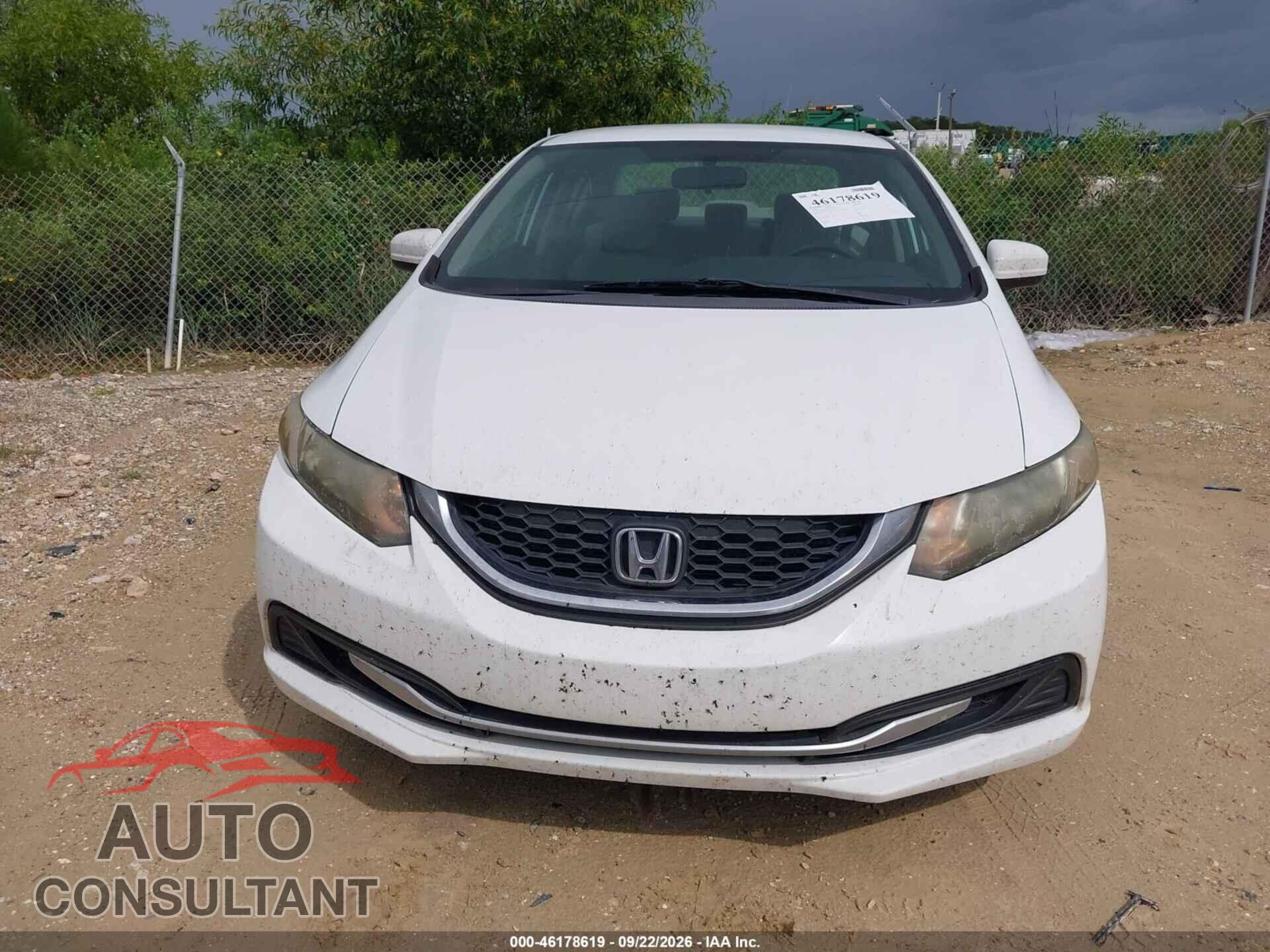 HONDA CIVIC 2014 - 19XFB2F5XEE021455