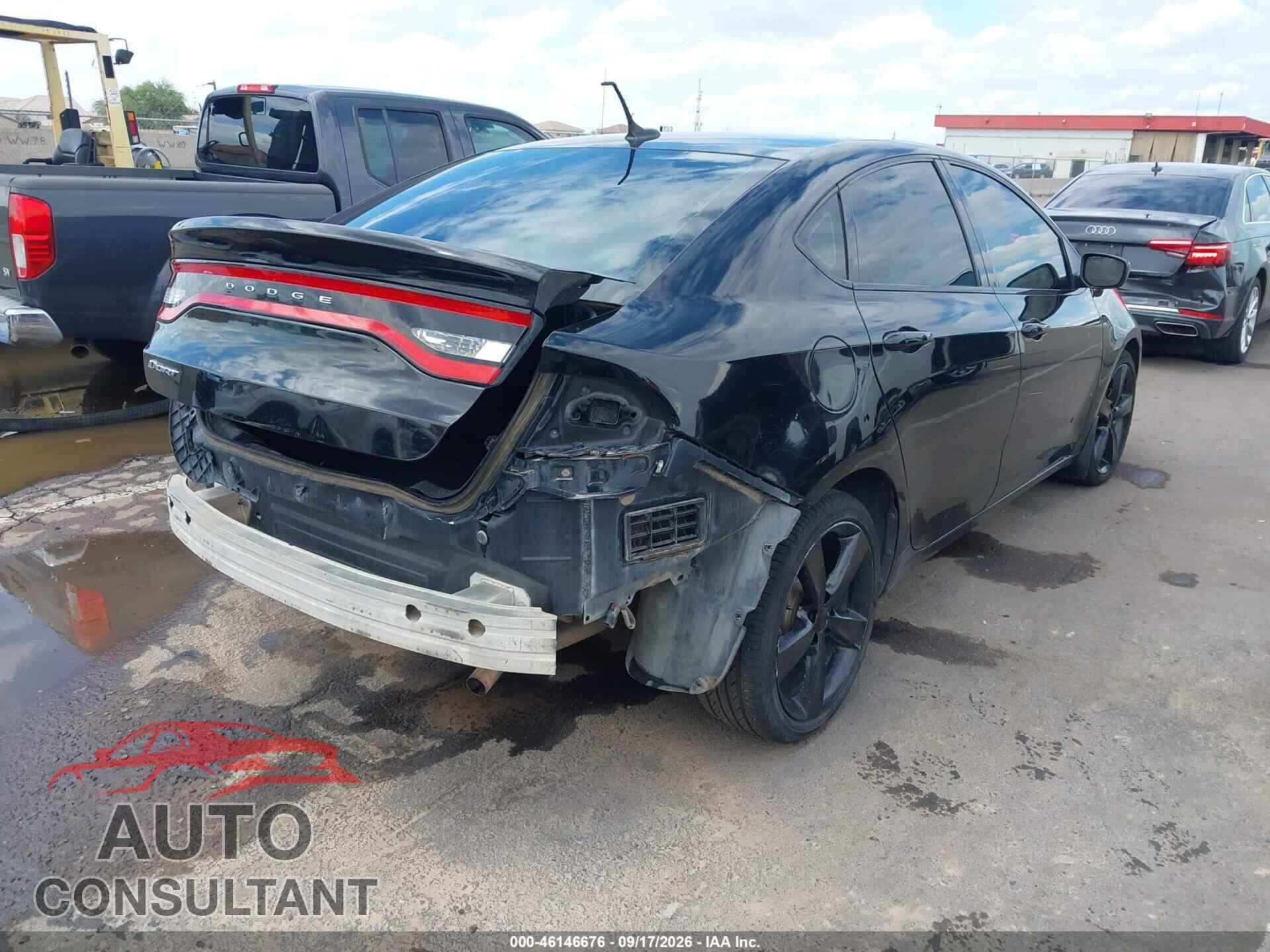 DODGE DART 2015 - 1C3CDFBB1FD200443