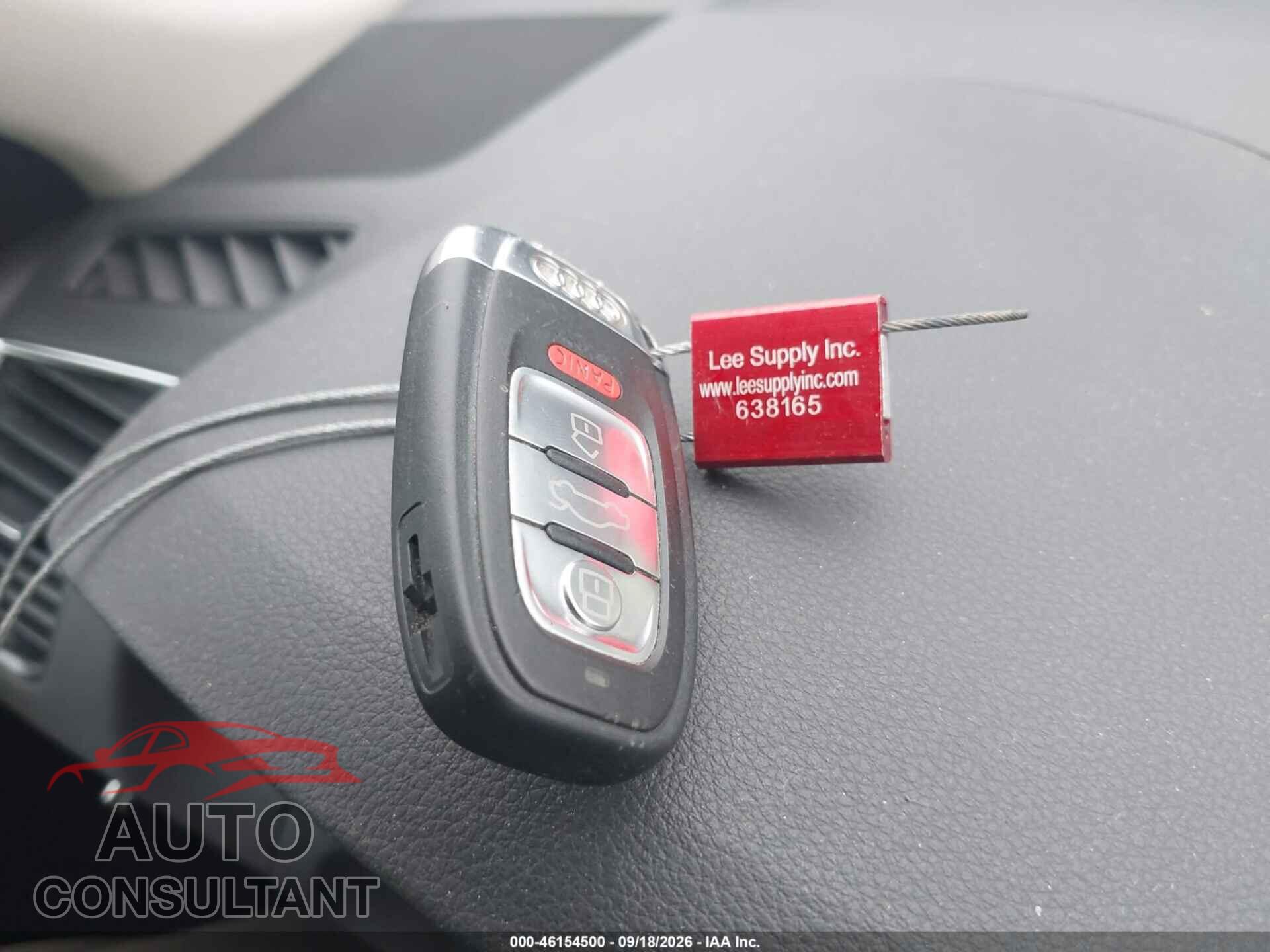 AUDI Q5 2012 - WA1DKAFP2CA014917